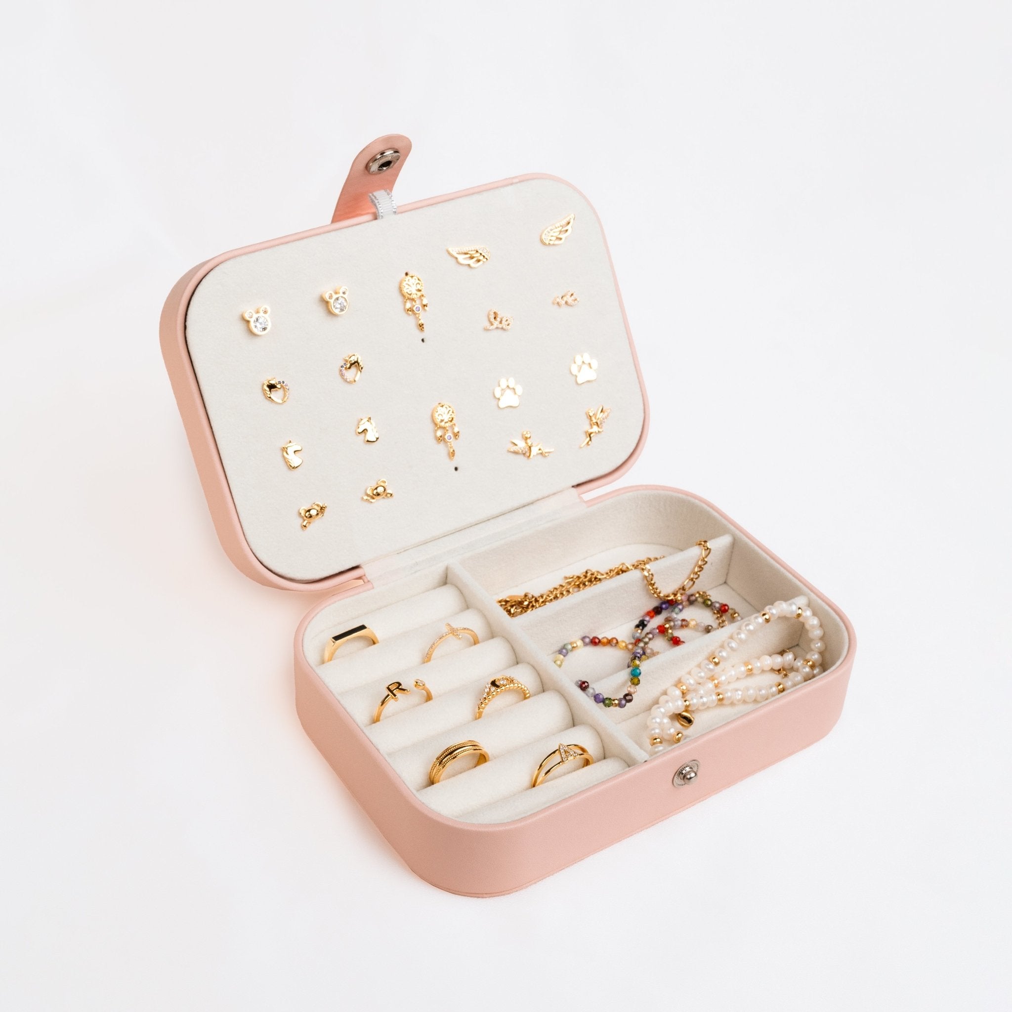 Joyero "Le Petit" ~ Rosa/Blanco - LePetiteMarie