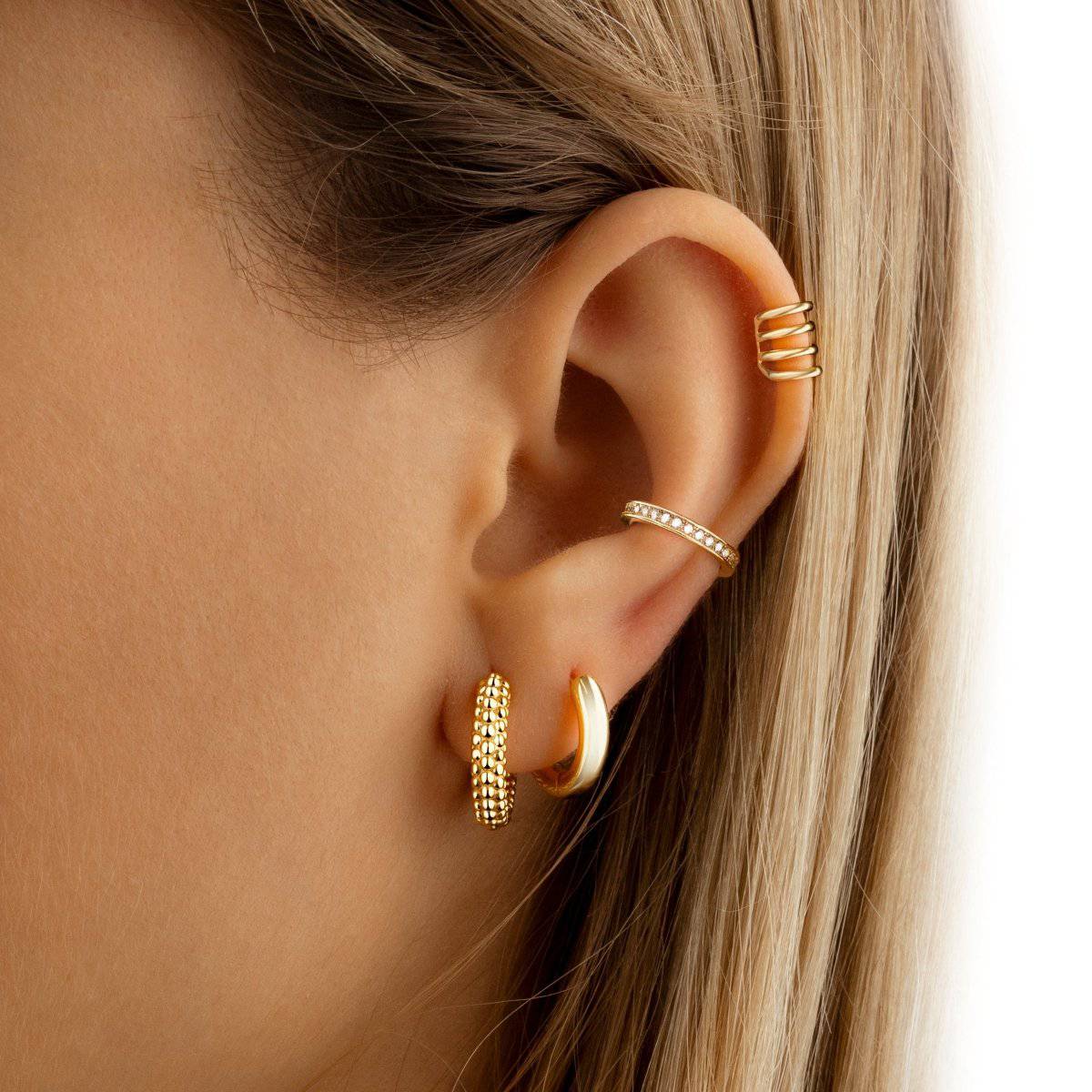 Pendientes Aros Bolitas - LePetiteMarie