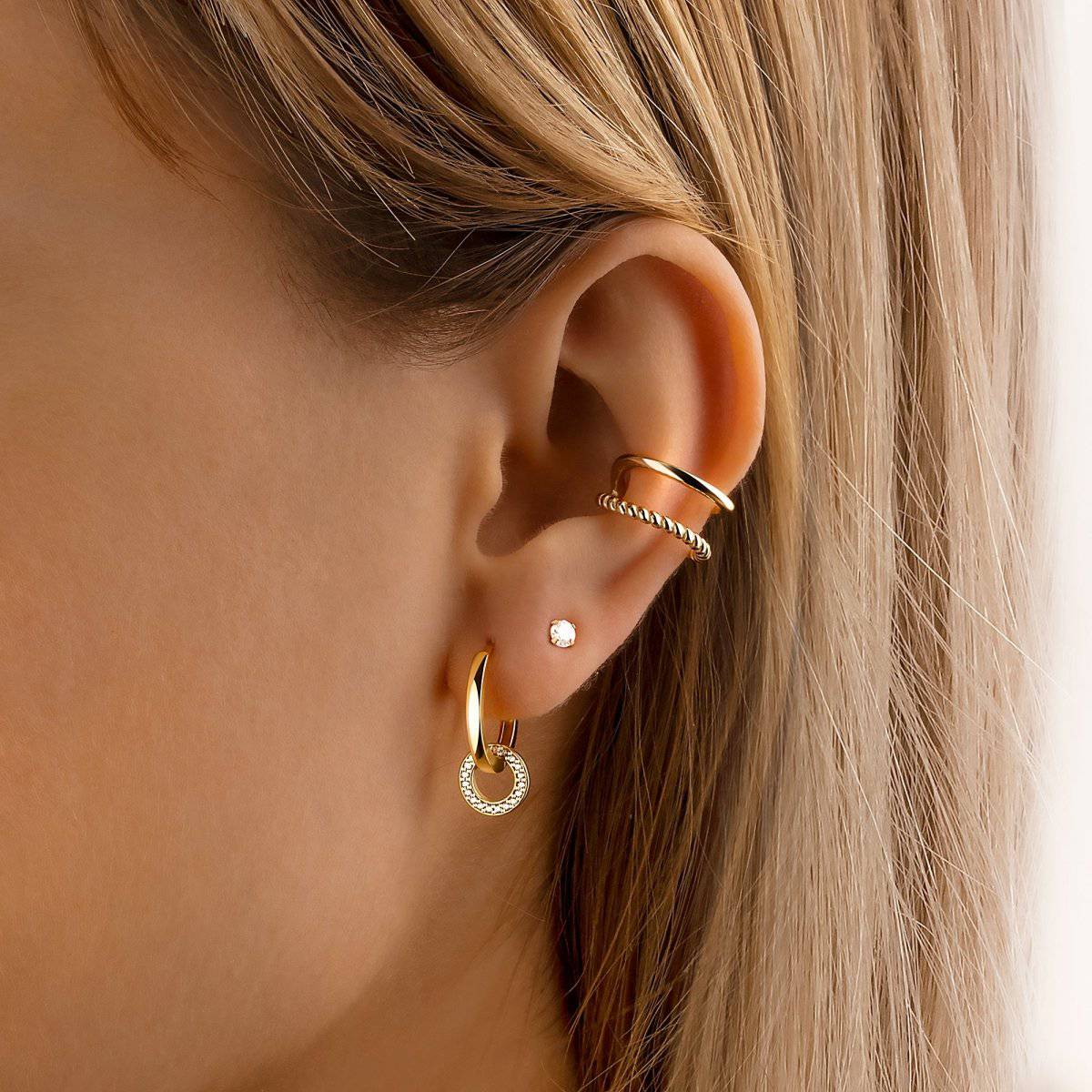 Pendientes Aros Enlazados - LePetiteMarie