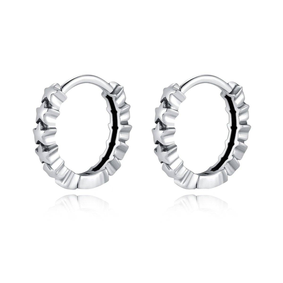Pendientes "Aros Estrellas" - LePetiteMarie
