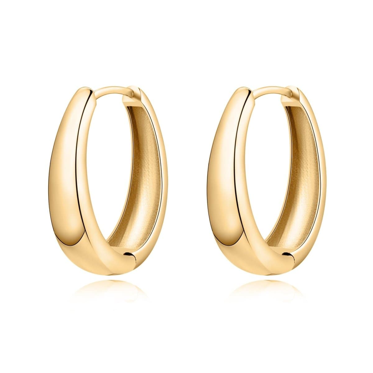 Pendientes "Aros Oval" - LePetiteMarie