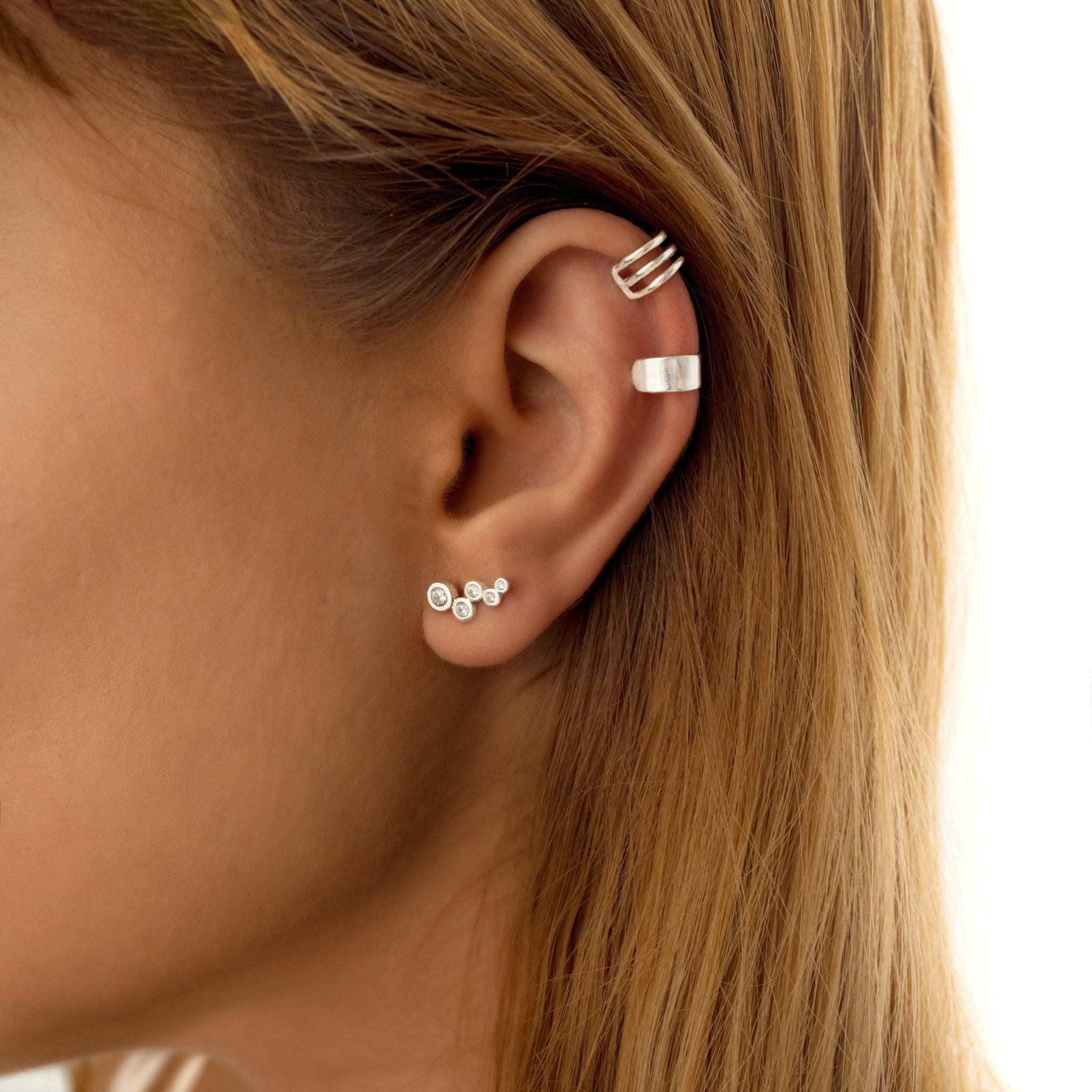 Pendientes "Burbujas Circonitas" - LePetiteMarie