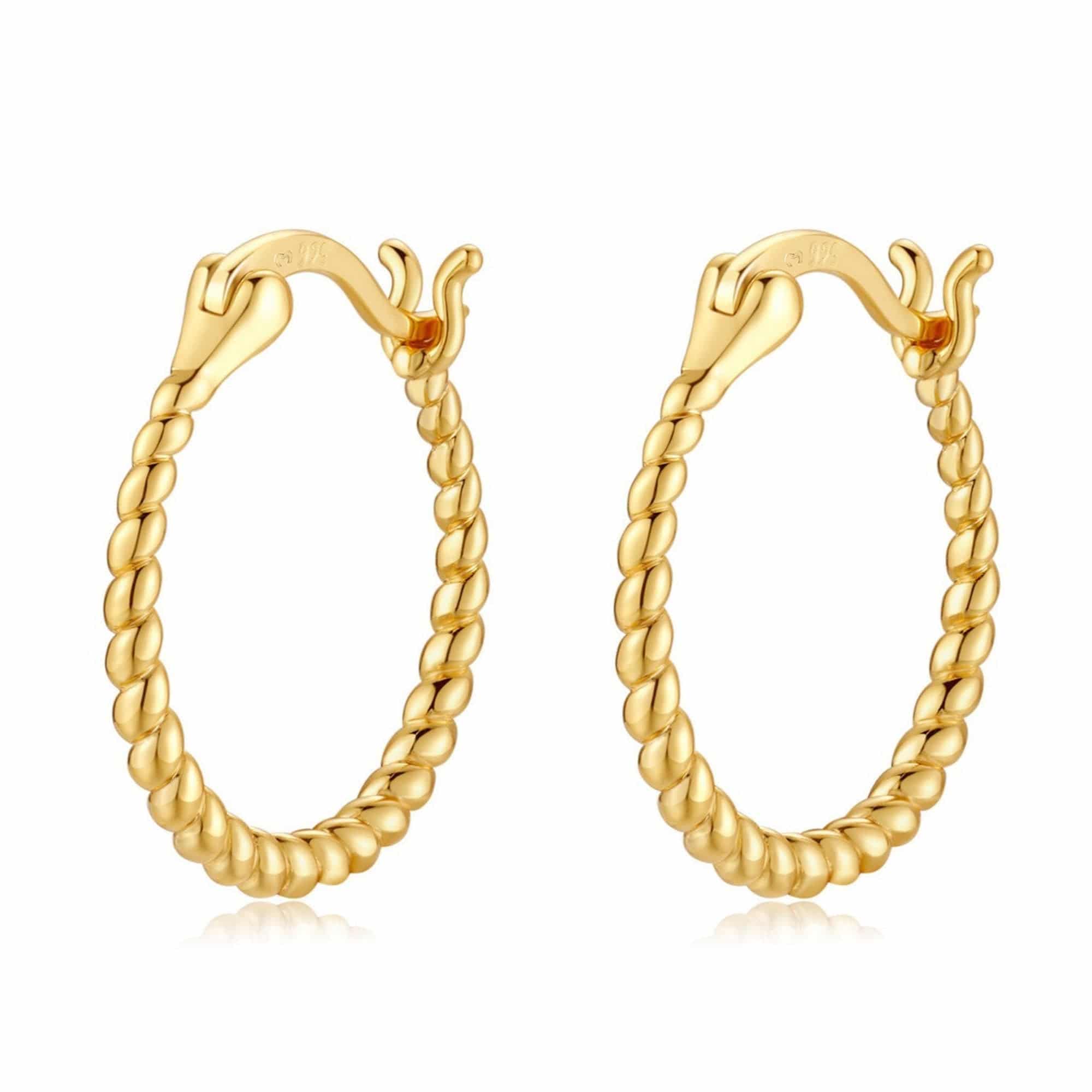 Pendientes "Argolla Trenza" - LePetiteMarie