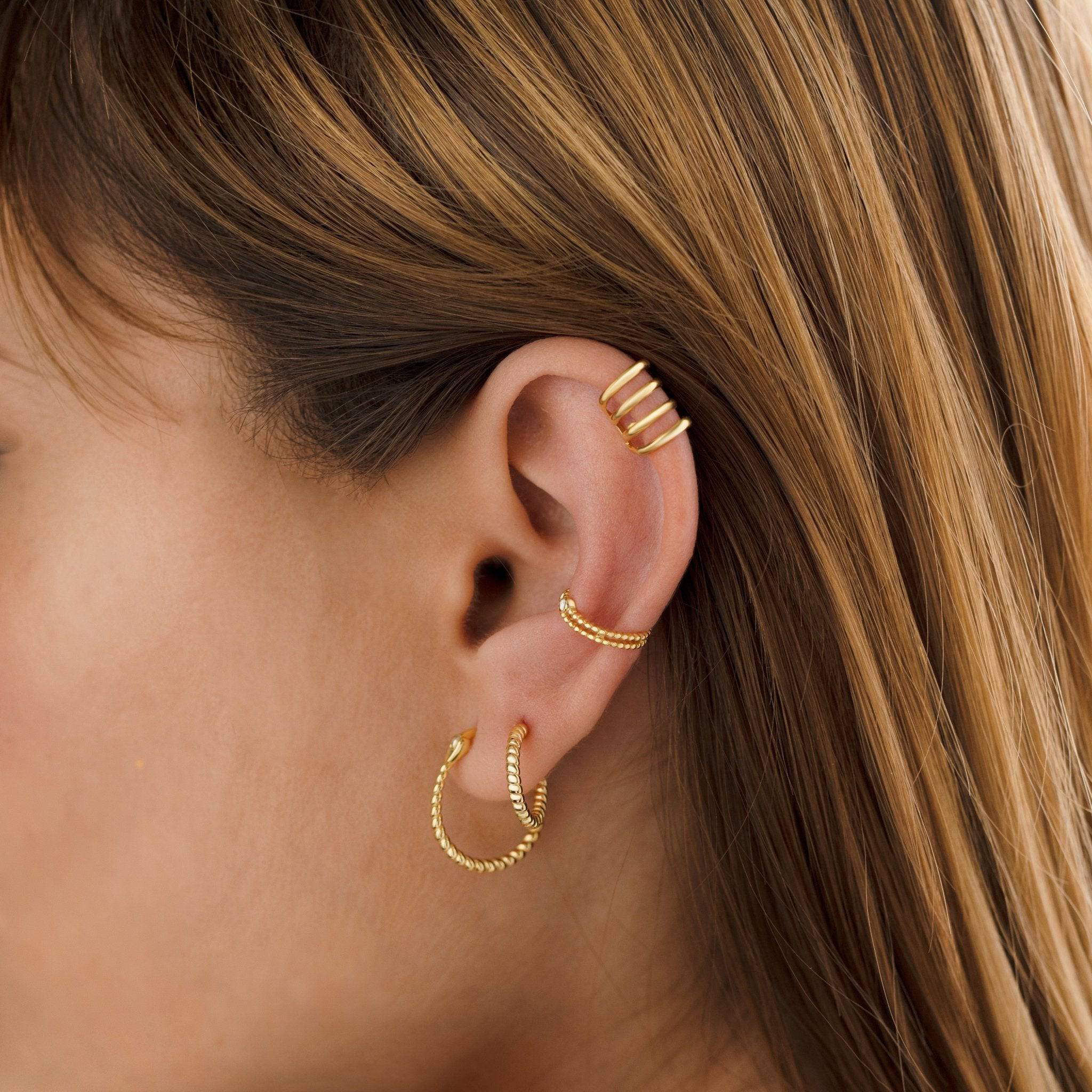Pendientes "Argolla Trenza" - LePetiteMarie