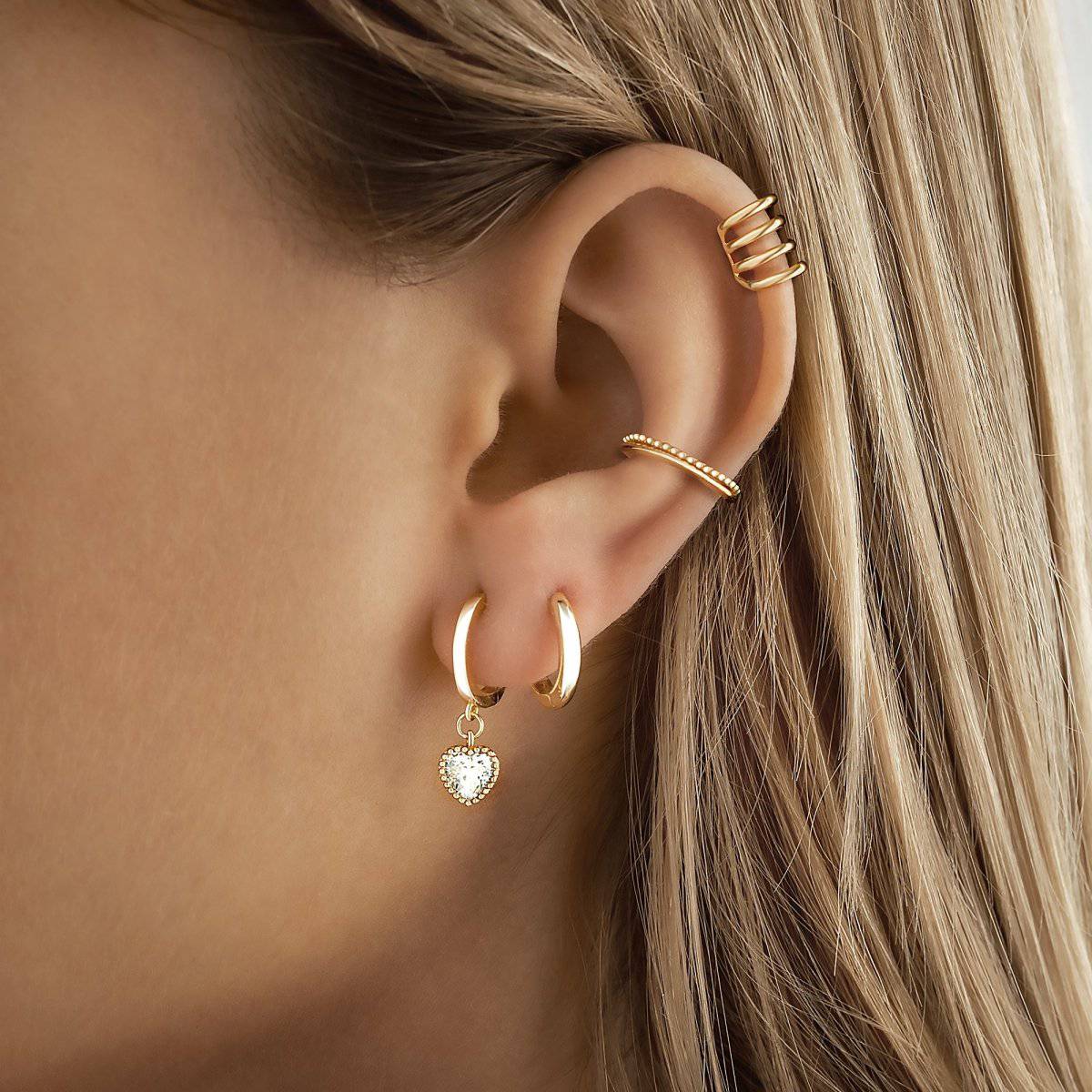 Pendientes Corazón Cristal - LePetiteMarie