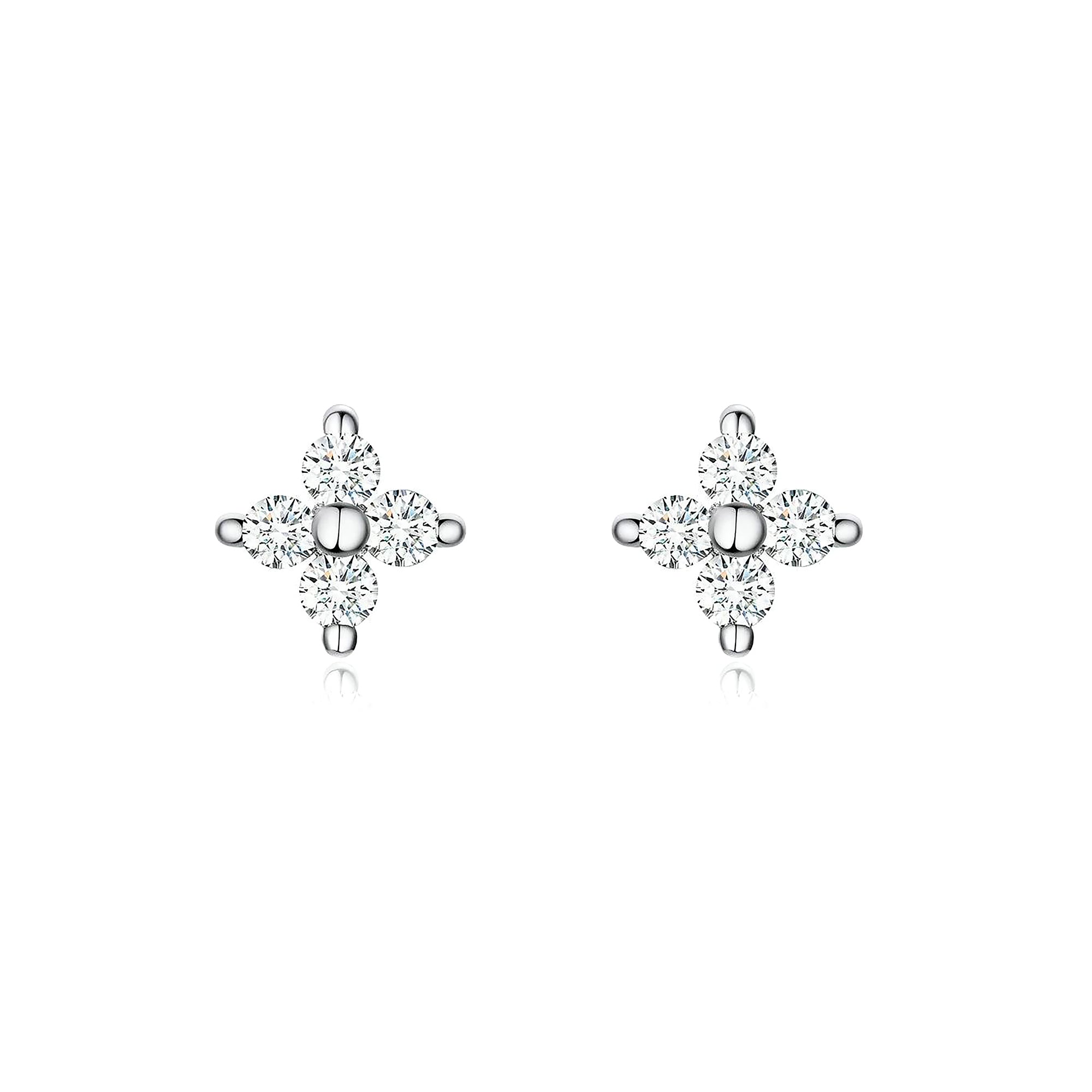 Pendientes "Cruz Cristal" - LePetiteMarie