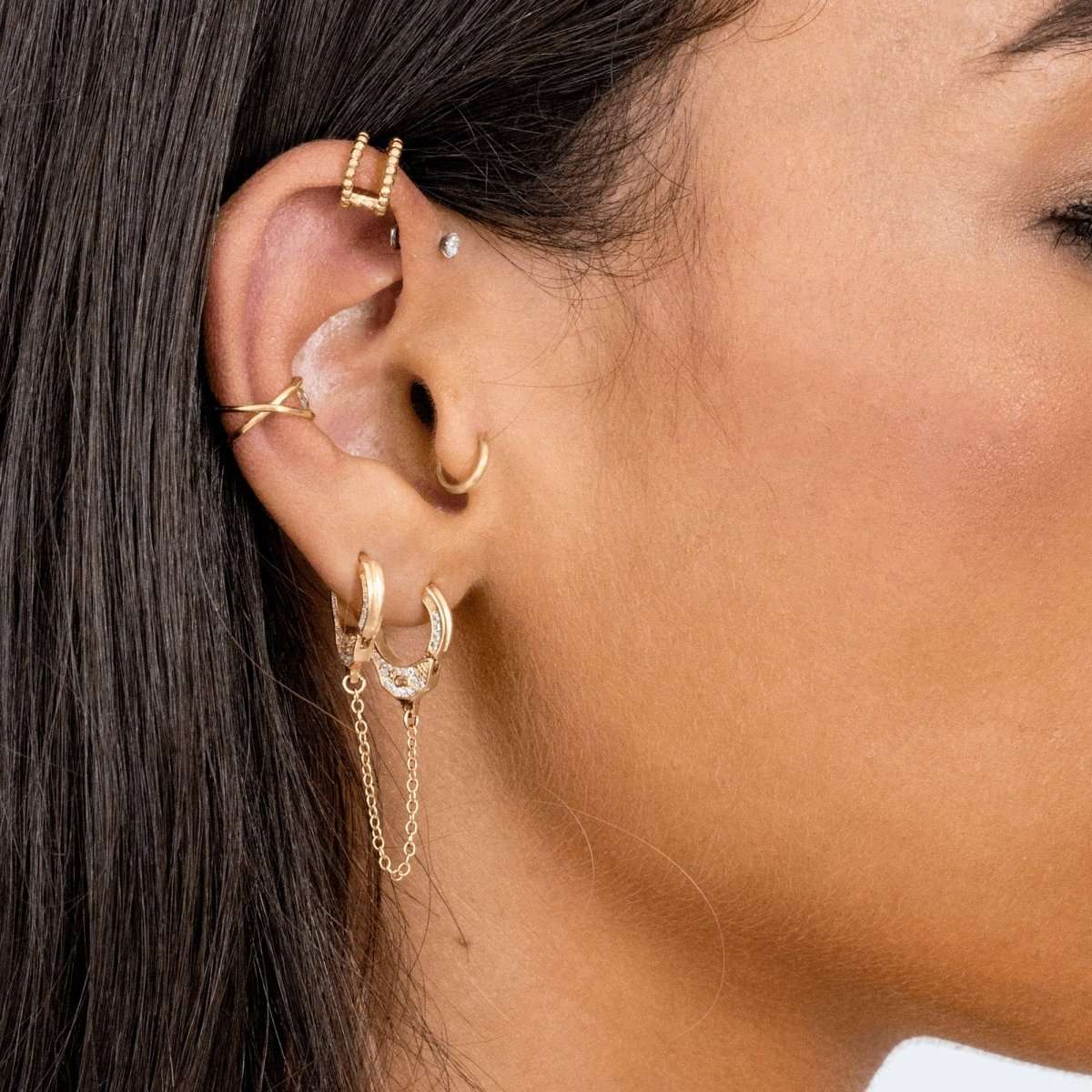 Pendientes Ear Cuff - U - LePetiteMarie