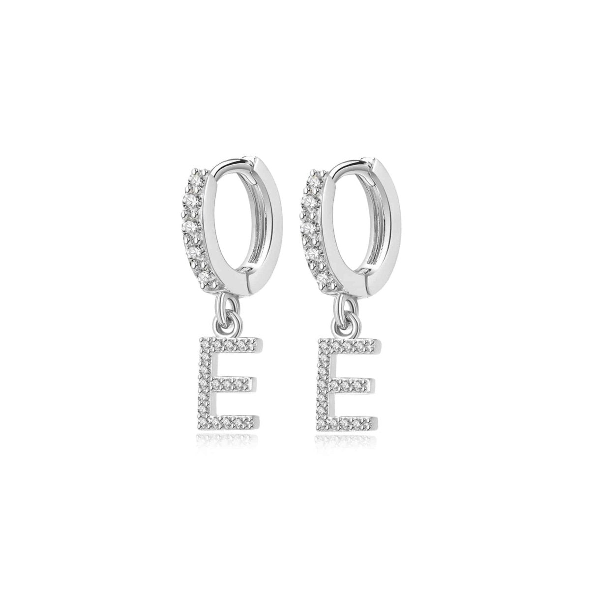 Pendientes Inicial Hoops - LePetiteMarie