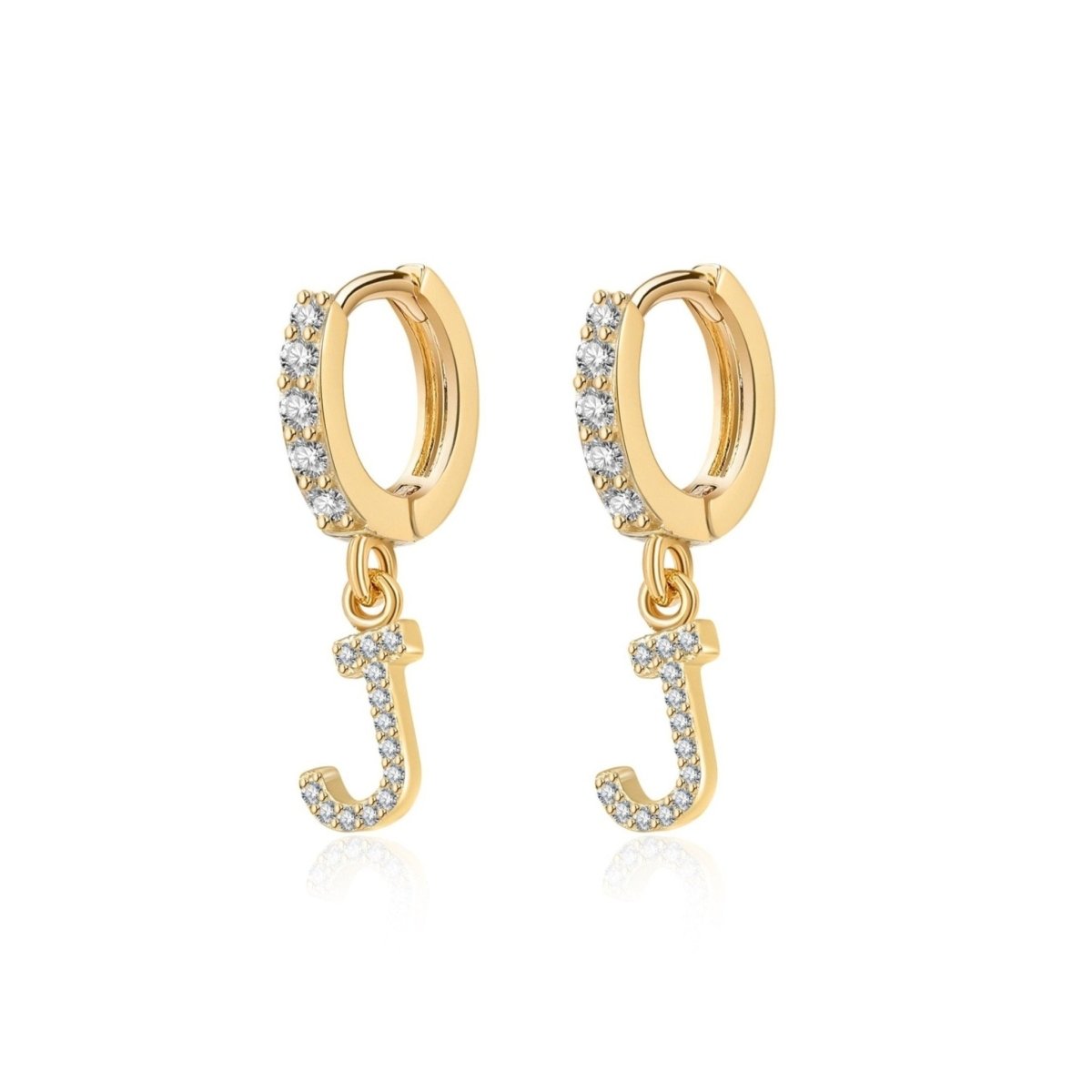 Pendientes Inicial Hoops - LePetiteMarie