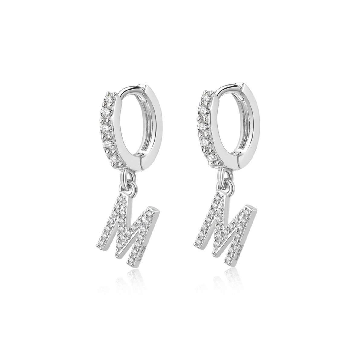 Pendientes Inicial Hoops - LePetiteMarie
