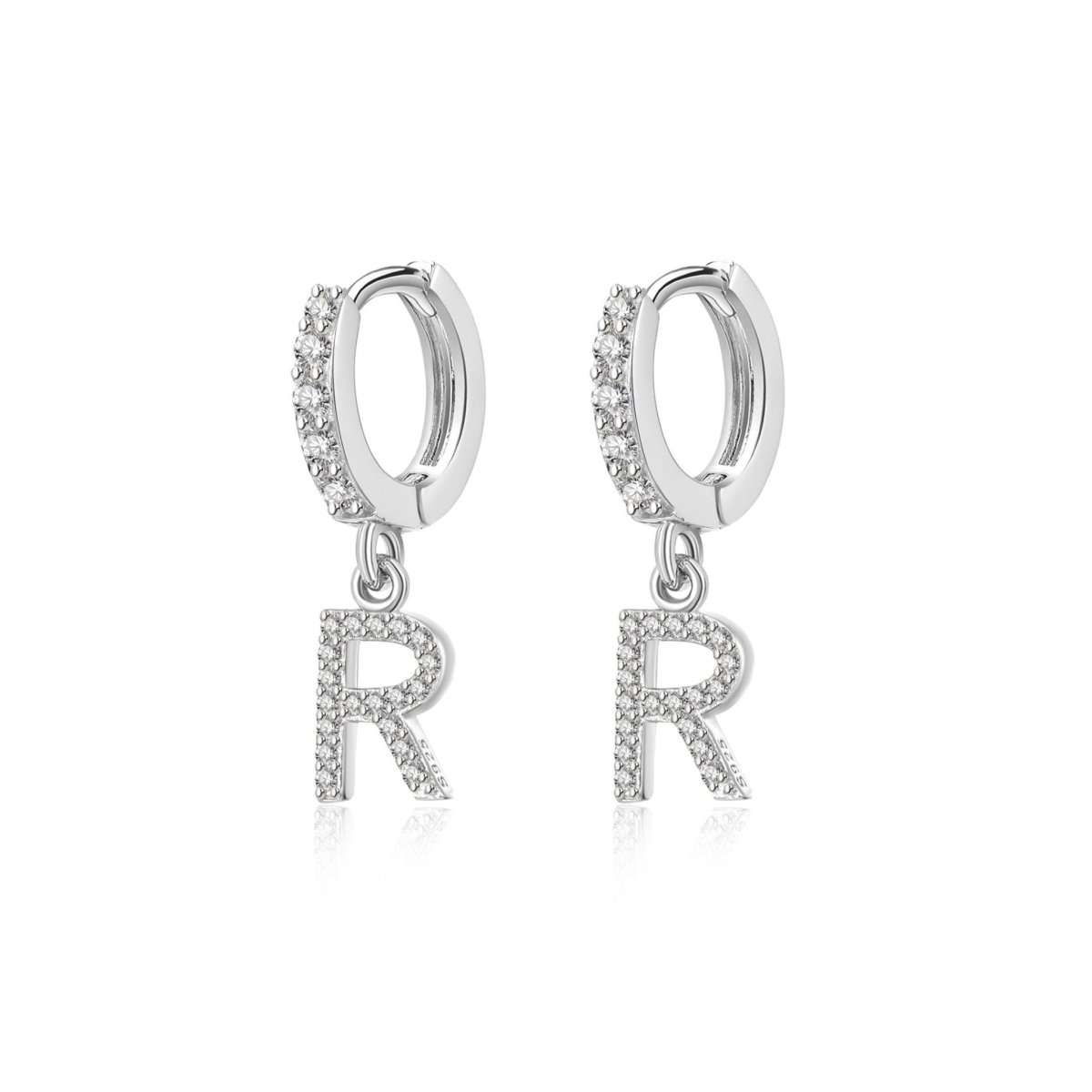 Pendientes Inicial Hoops - LePetiteMarie