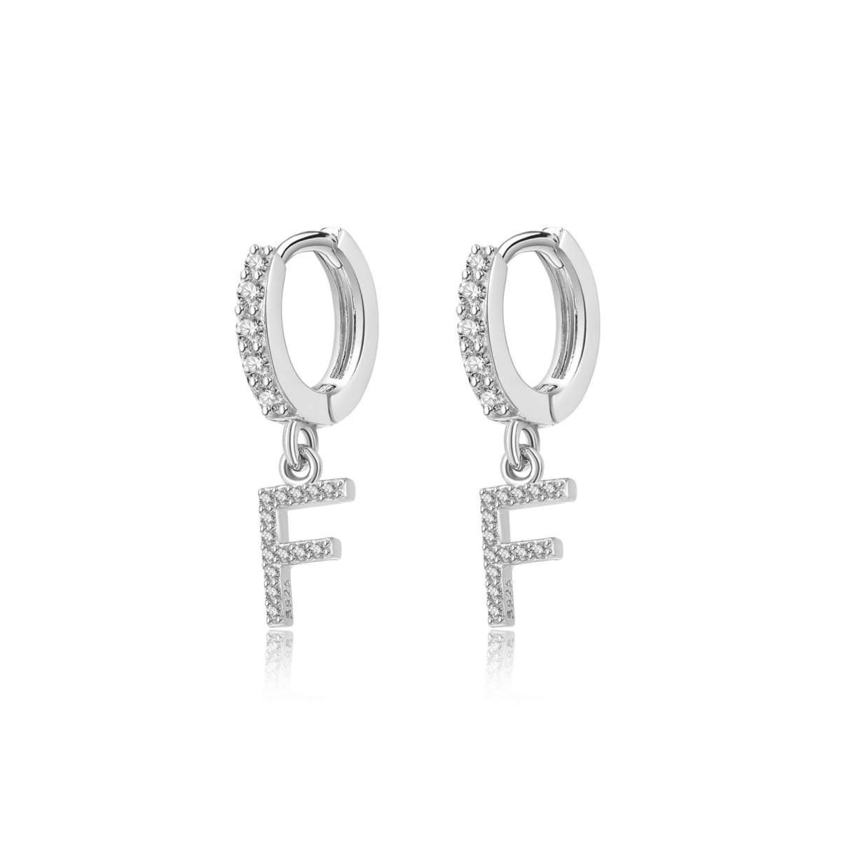 Pendientes Inicial Hoops - LePetiteMarie