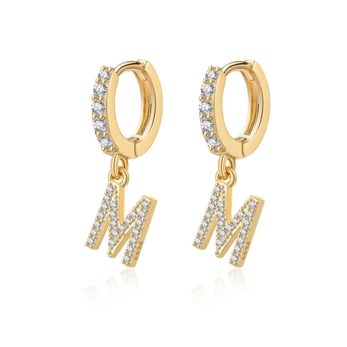 Pendientes Inicial Hoops - LePetiteMarie