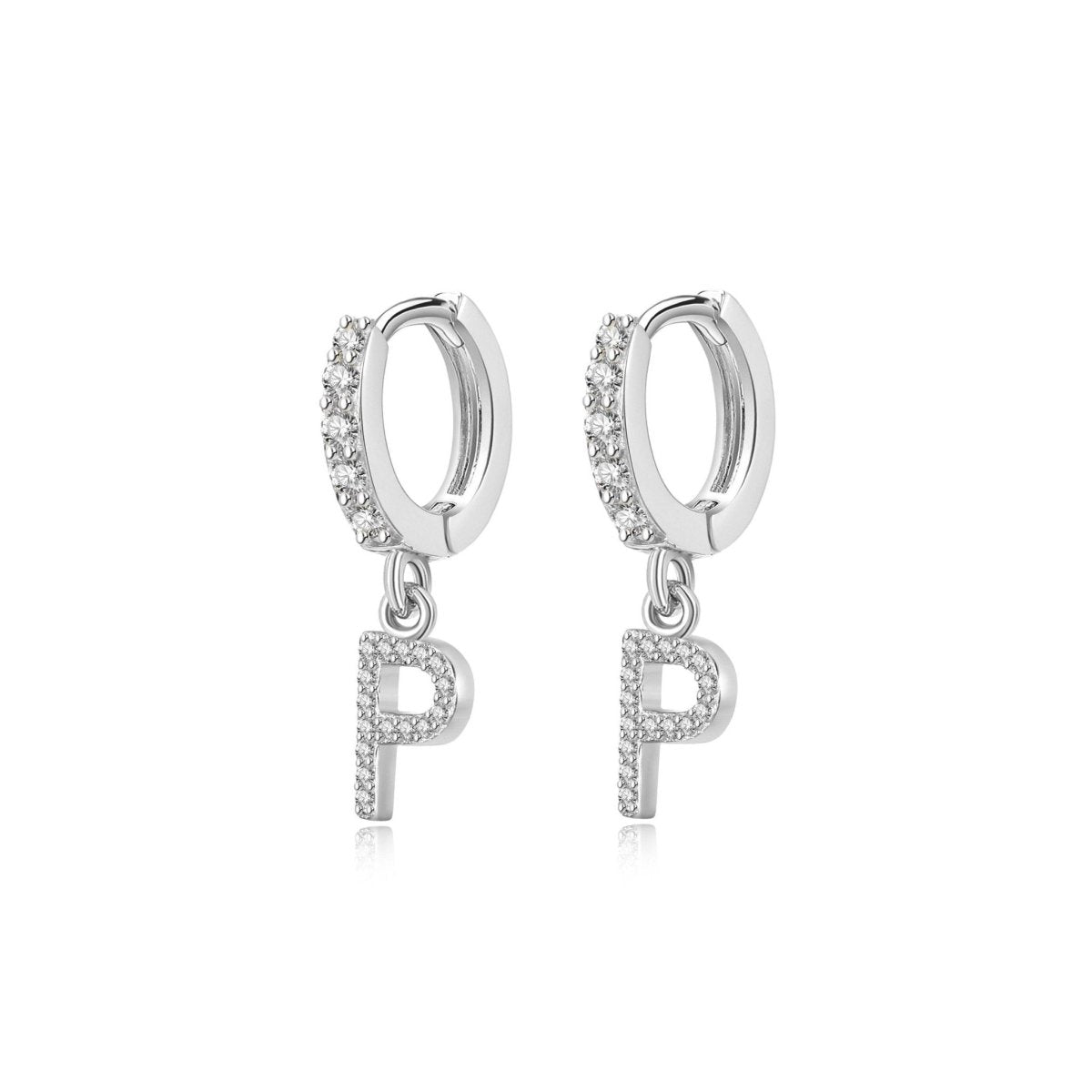 Pendientes Inicial Hoops - LePetiteMarie