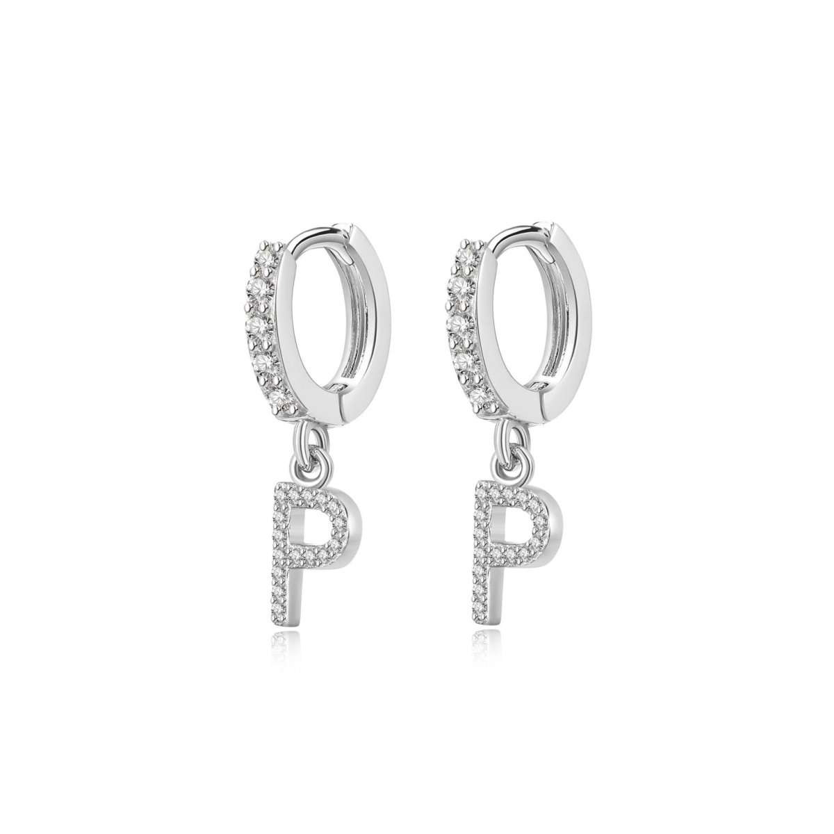 Pendientes Inicial Hoops - LePetiteMarie