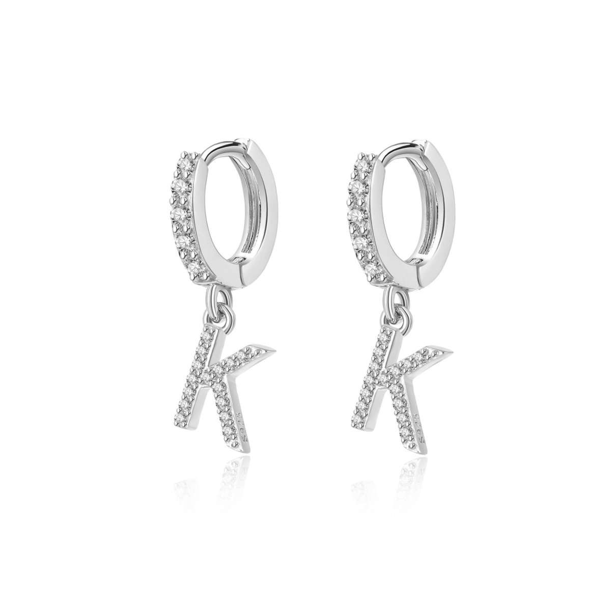 Pendientes Inicial Hoops - LePetiteMarie