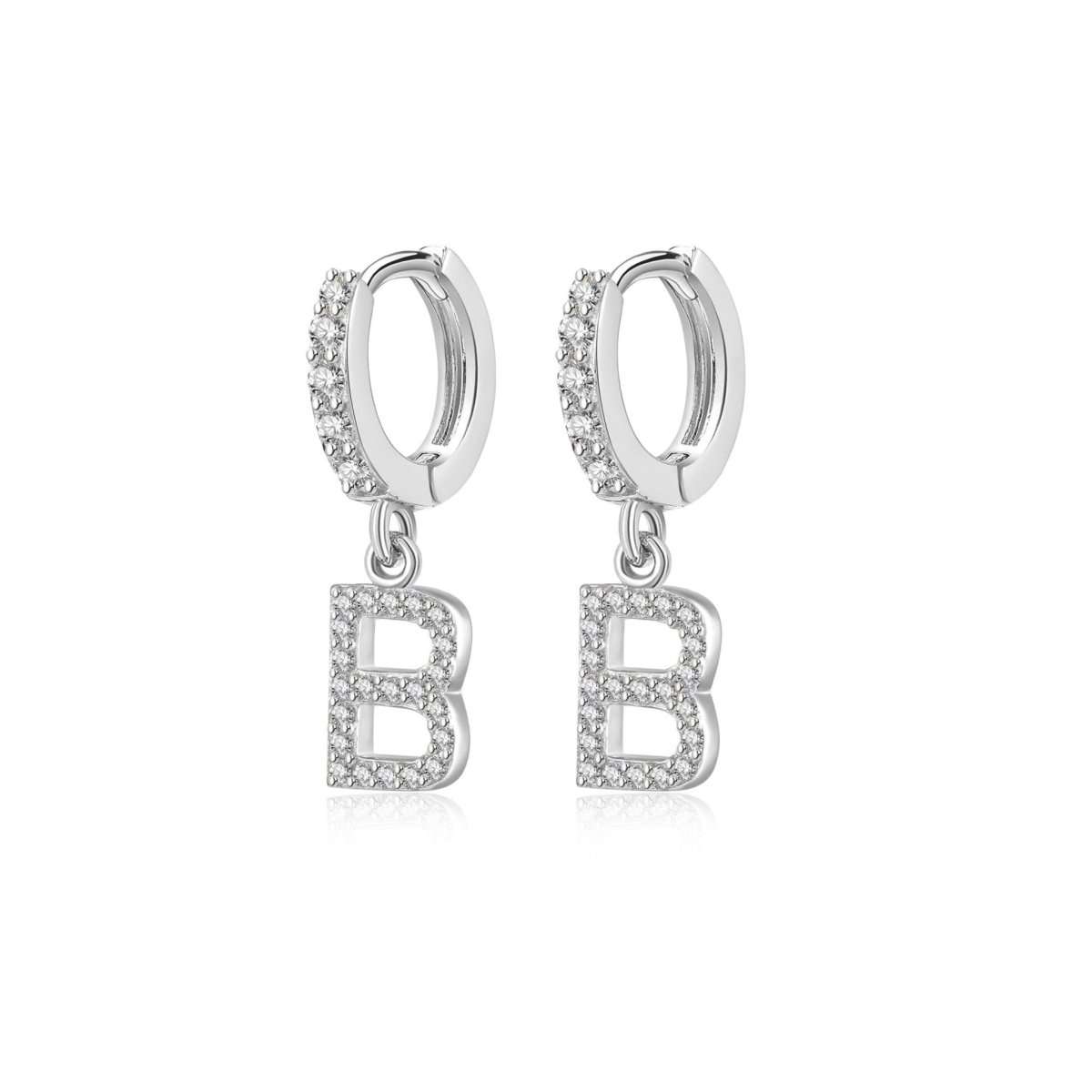 Pendientes Inicial Hoops - LePetiteMarie