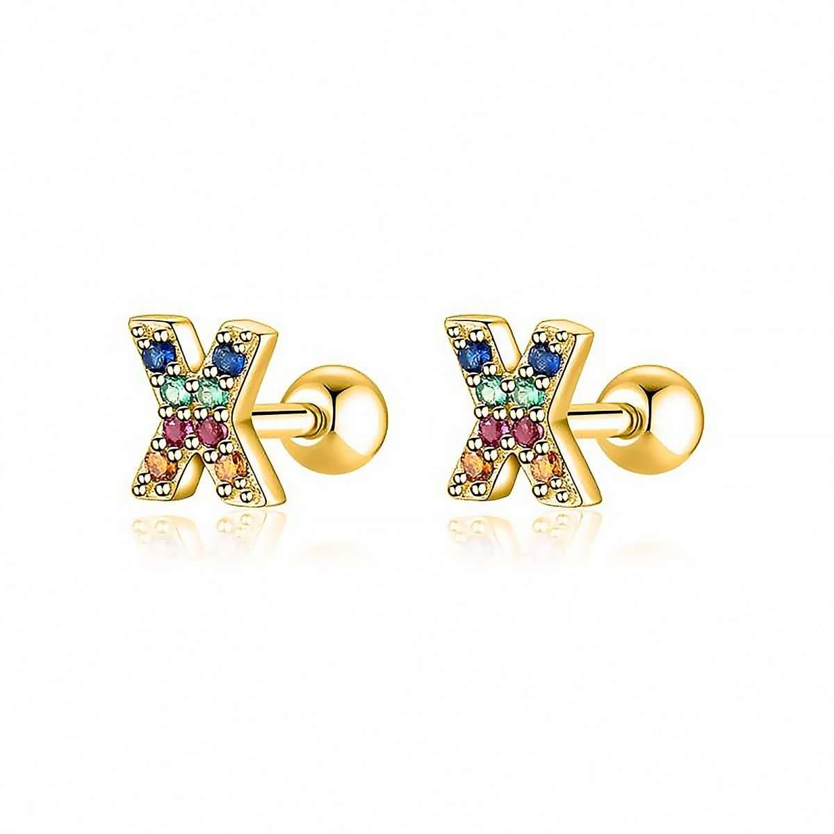 Pendientes Letritas Color - LePetiteMarie
