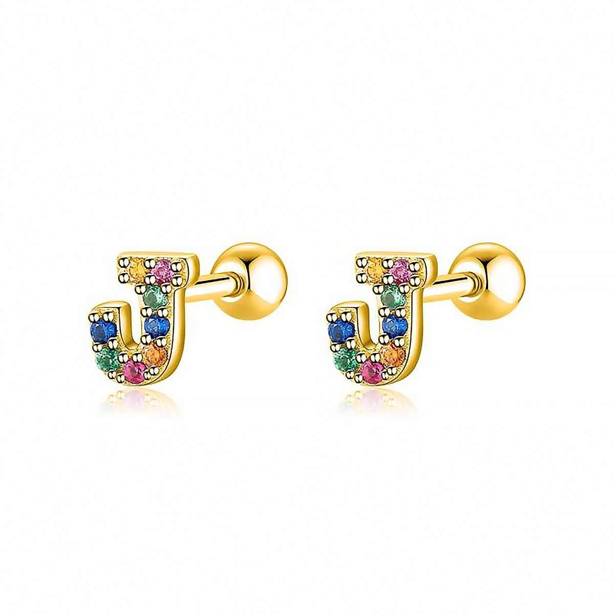 Pendientes Letritas Color - LePetiteMarie
