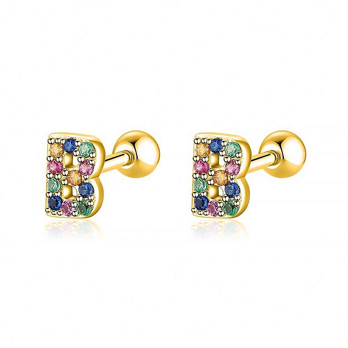 Pendientes Letritas Color - LePetiteMarie