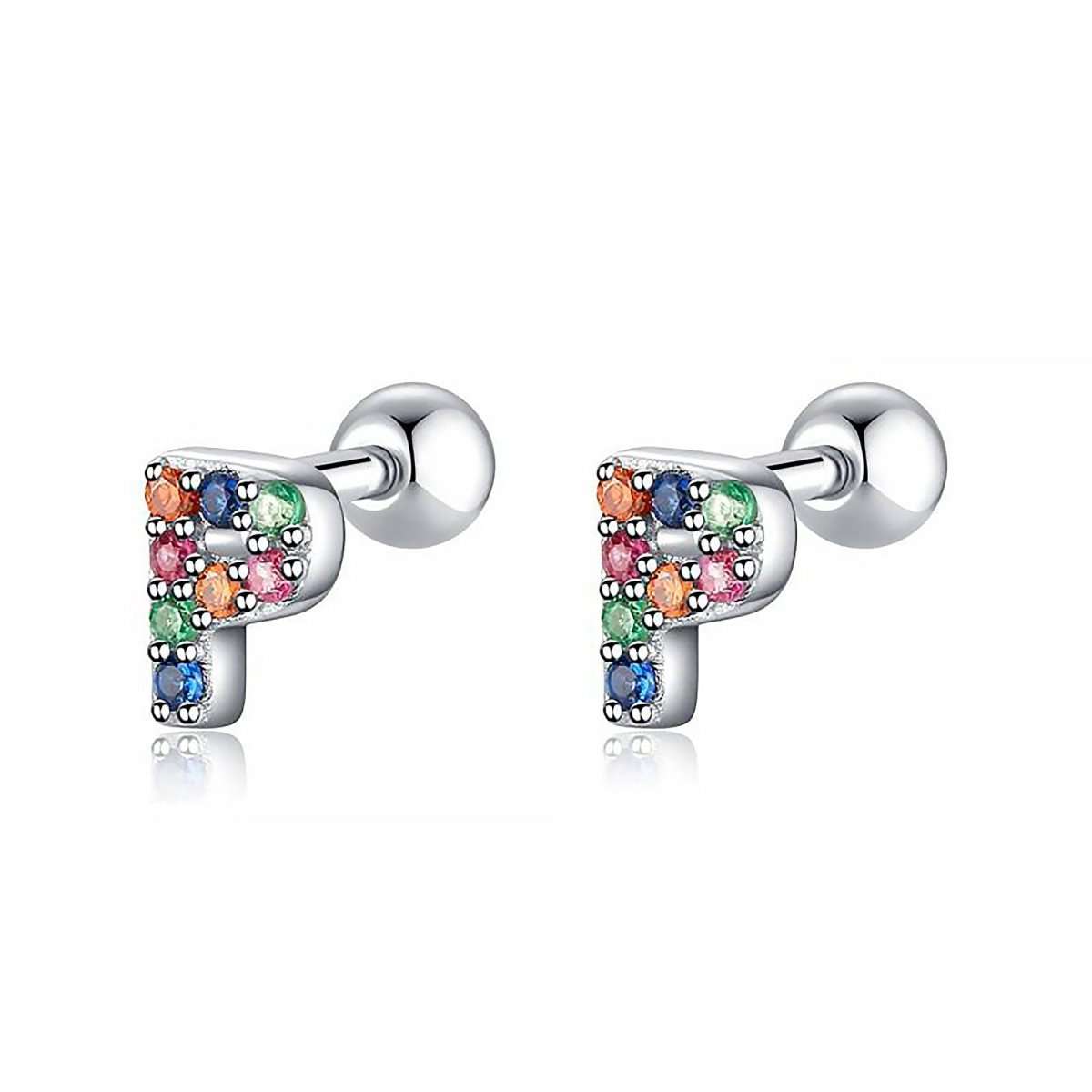 Pendientes Letritas Color - LePetiteMarie