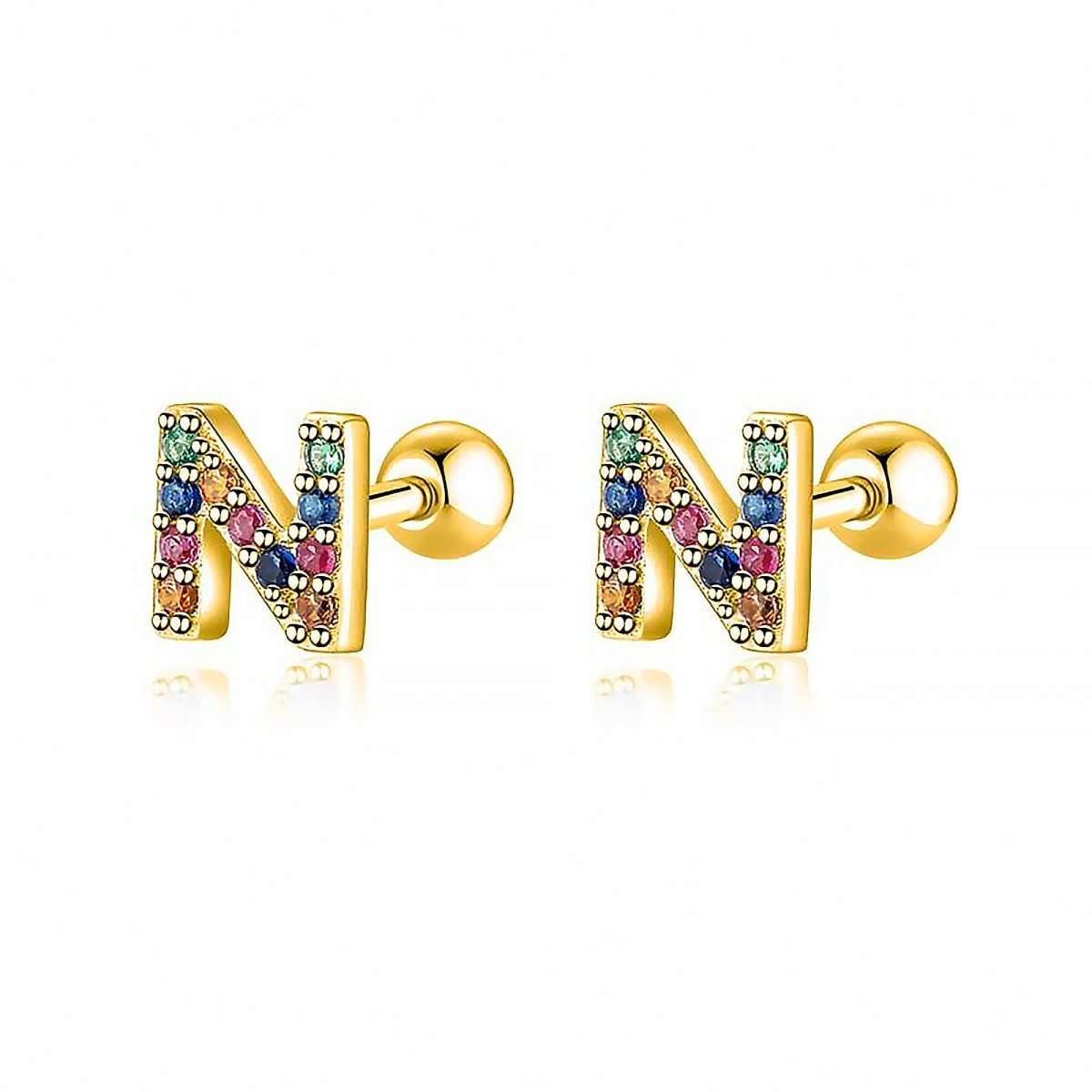 Pendientes Letritas Color - LePetiteMarie