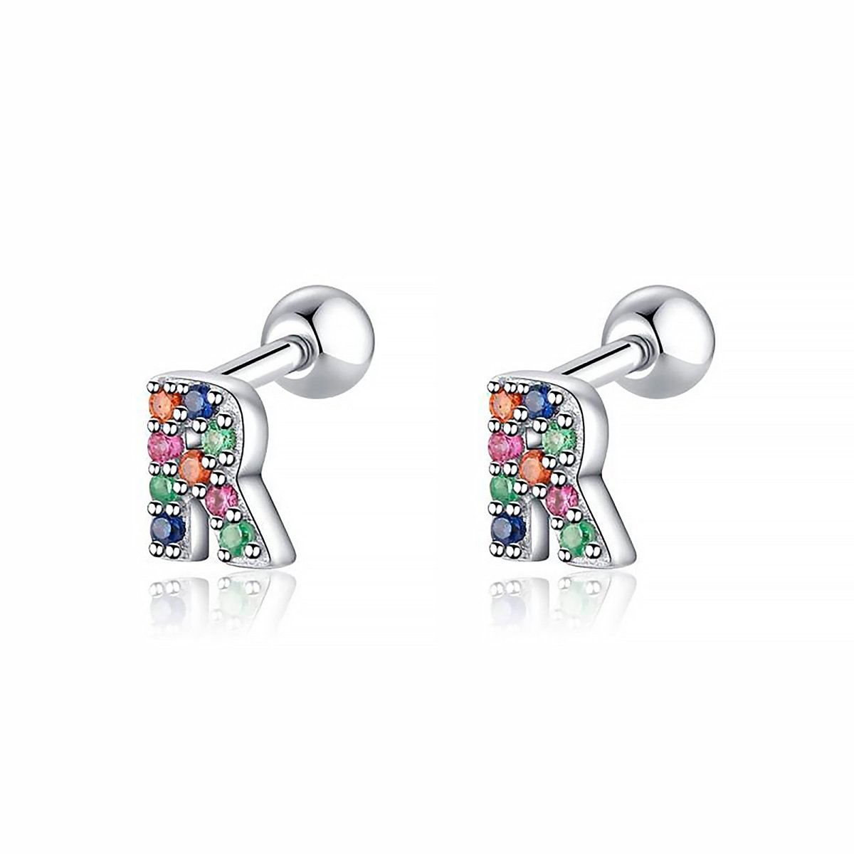 Pendientes Letritas Color - LePetiteMarie