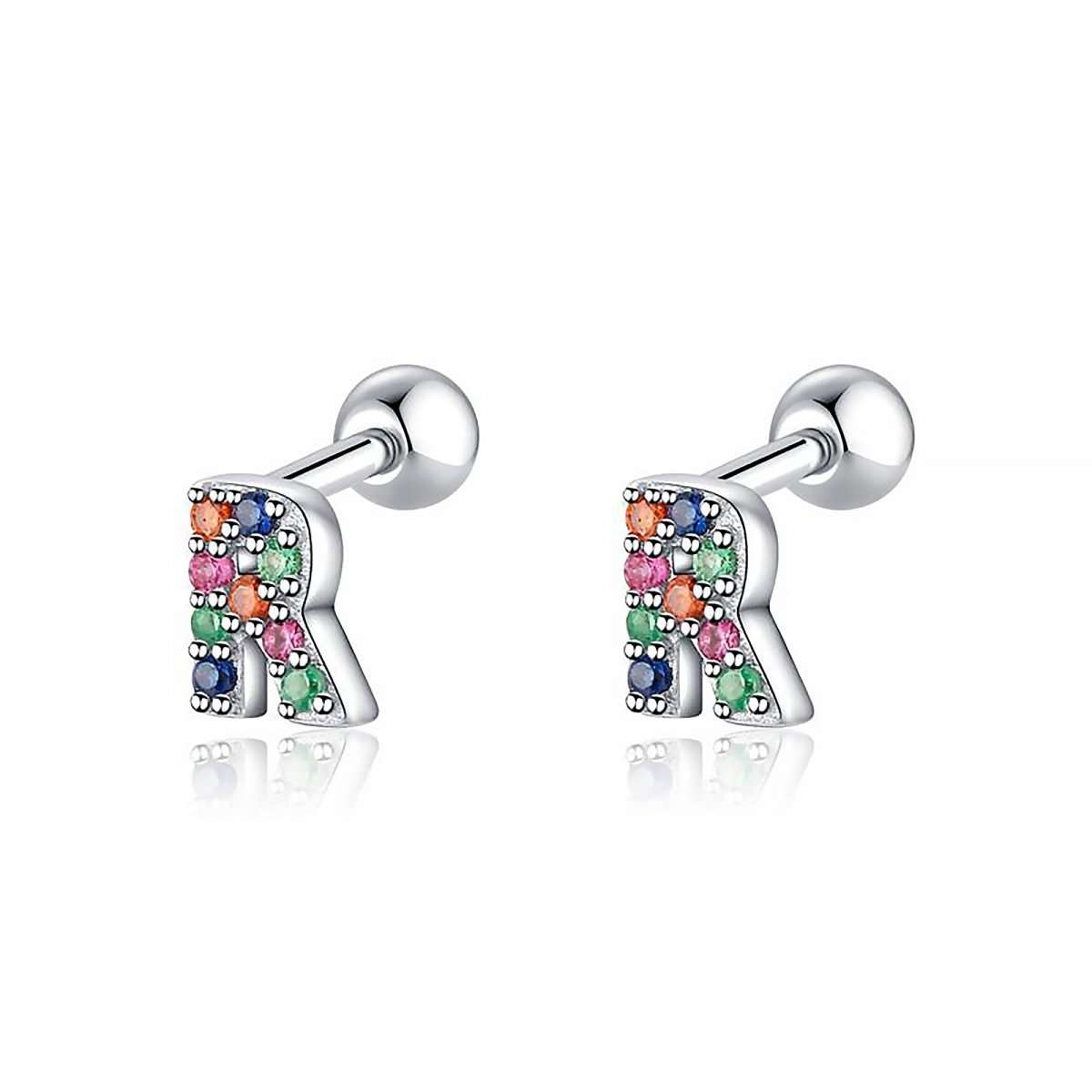 Pendientes Letritas Color - LePetiteMarie
