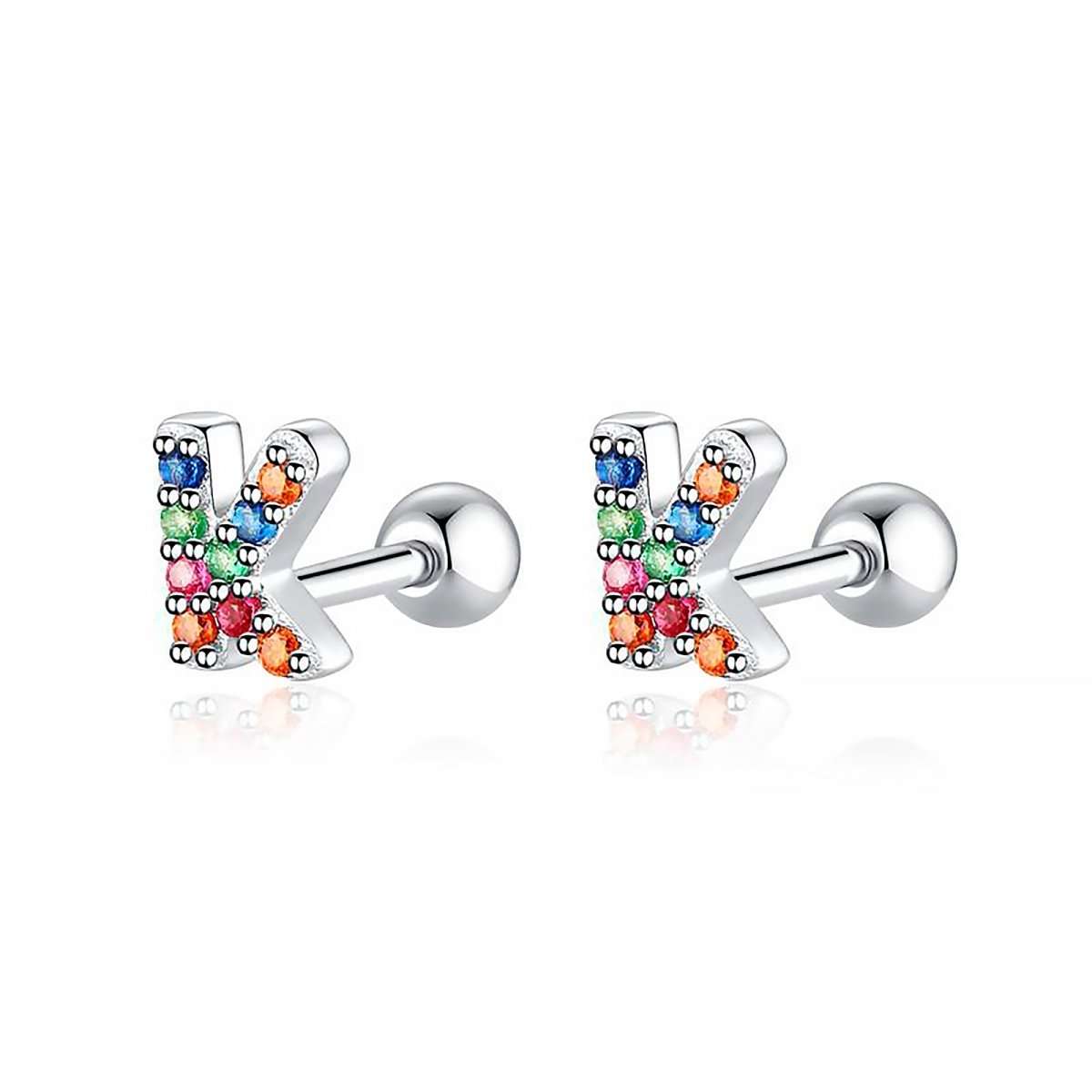 Pendientes Letritas Color - LePetiteMarie