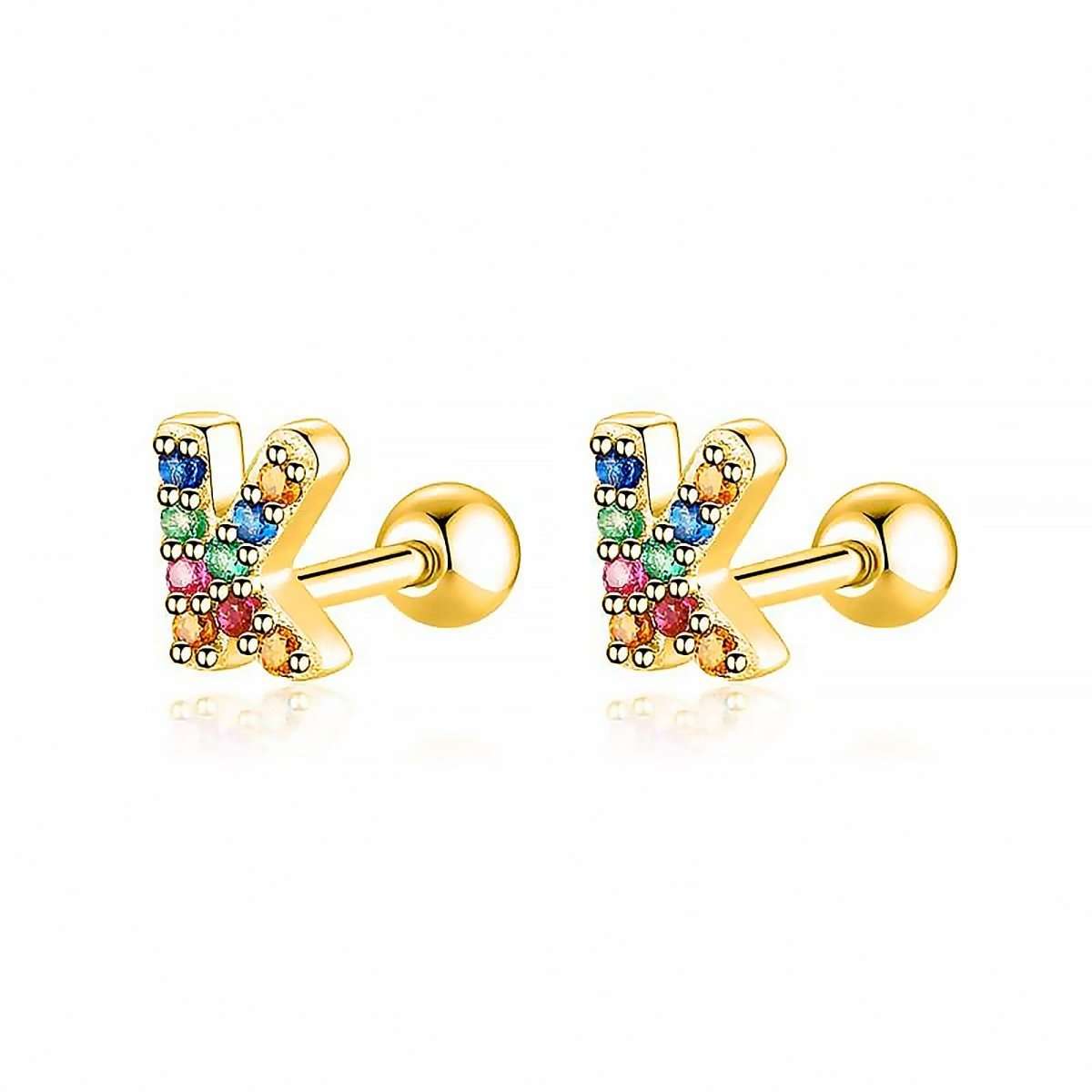 Pendientes Letritas Color - LePetiteMarie