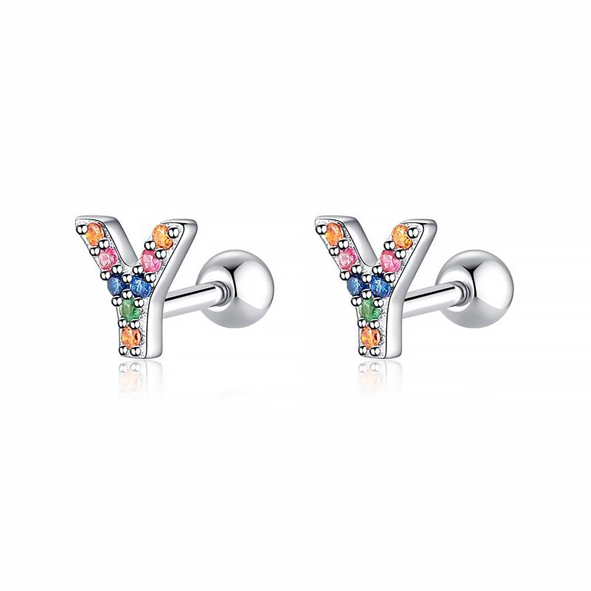 Pendientes Letritas Color - LePetiteMarie