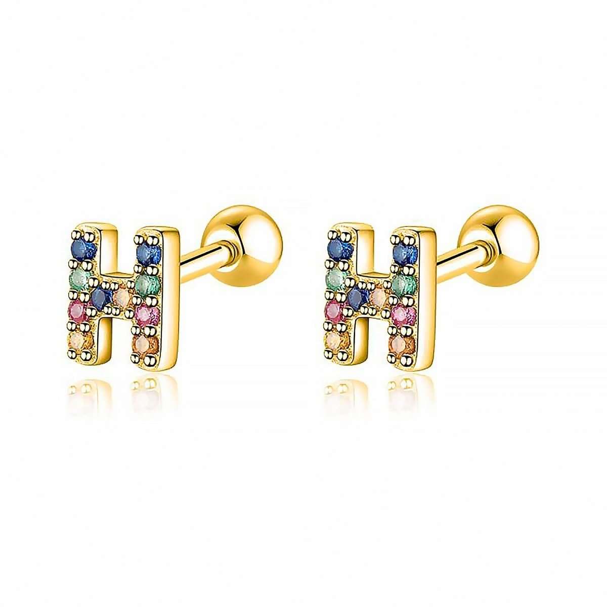 Pendientes Letritas Color - LePetiteMarie