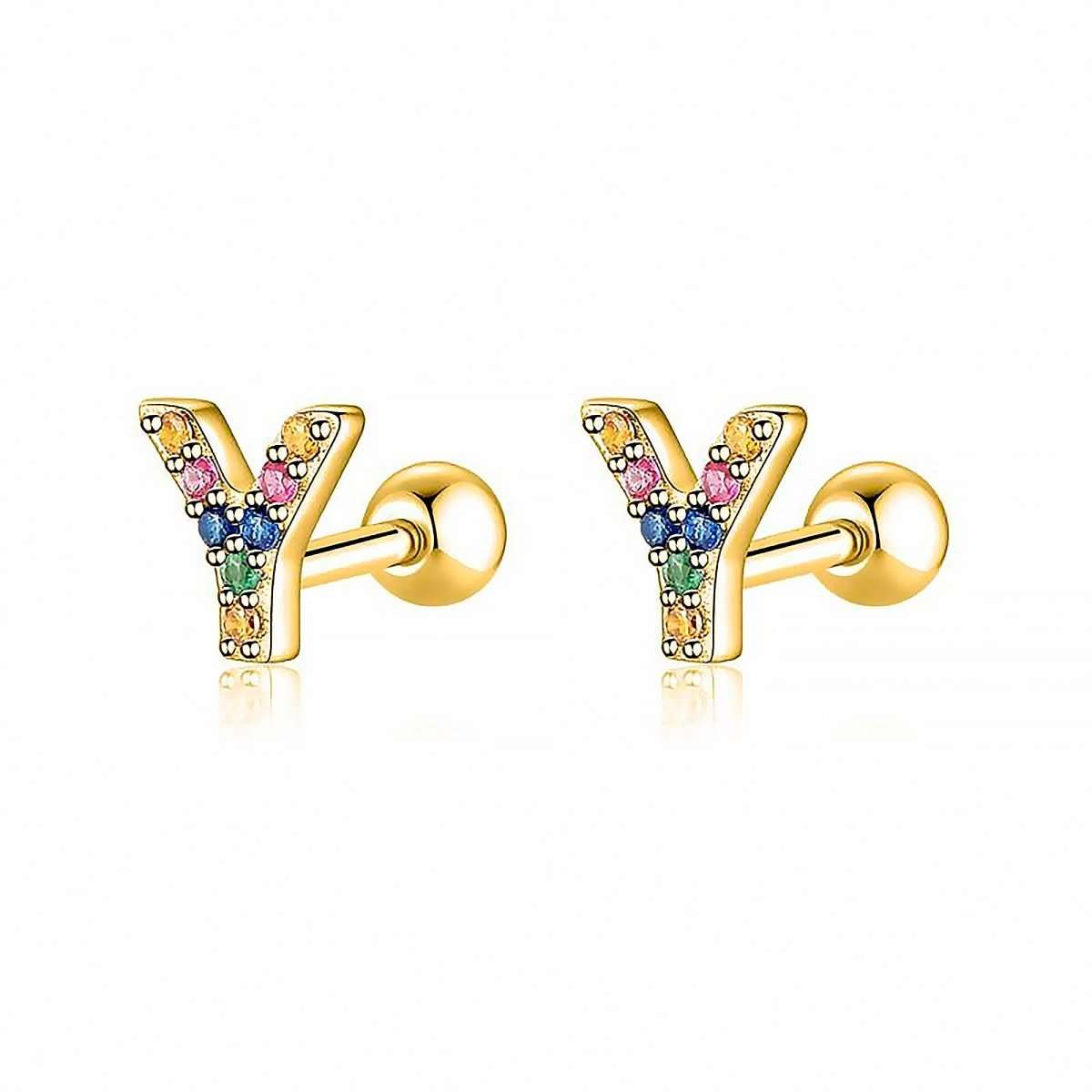 Pendientes Letritas Color - LePetiteMarie