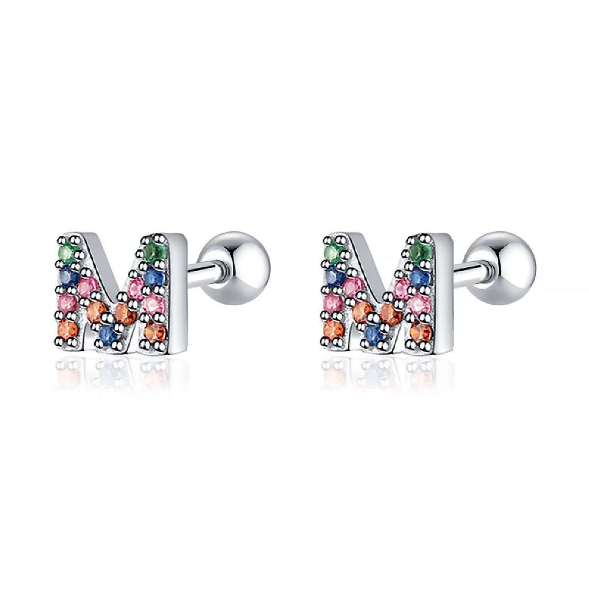 Pendientes Letritas Color - LePetiteMarie