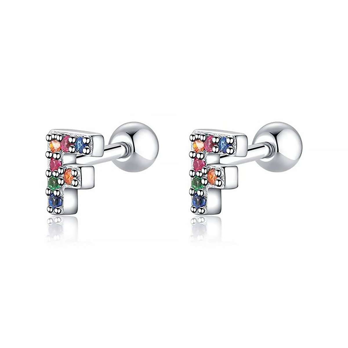 Pendientes Letritas Color - LePetiteMarie