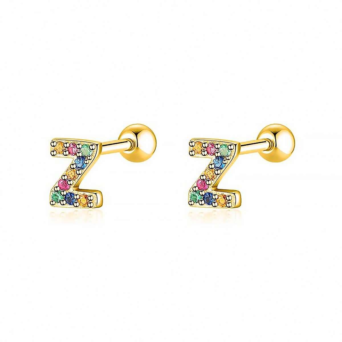 Pendientes Letritas Color - LePetiteMarie