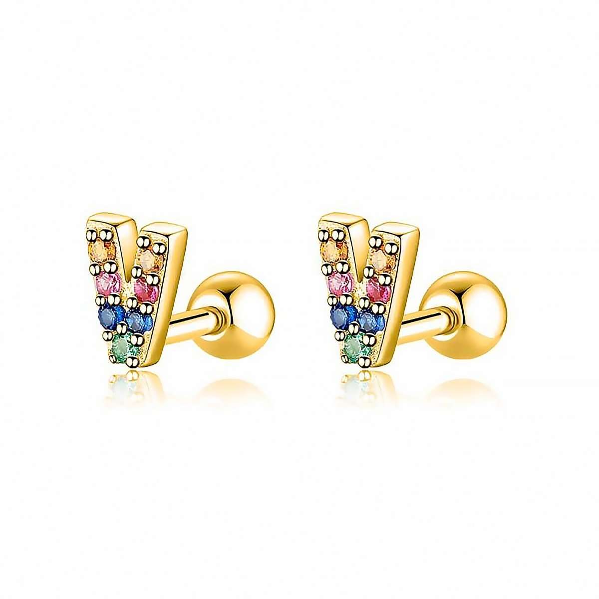 Pendientes Letritas Color - LePetiteMarie