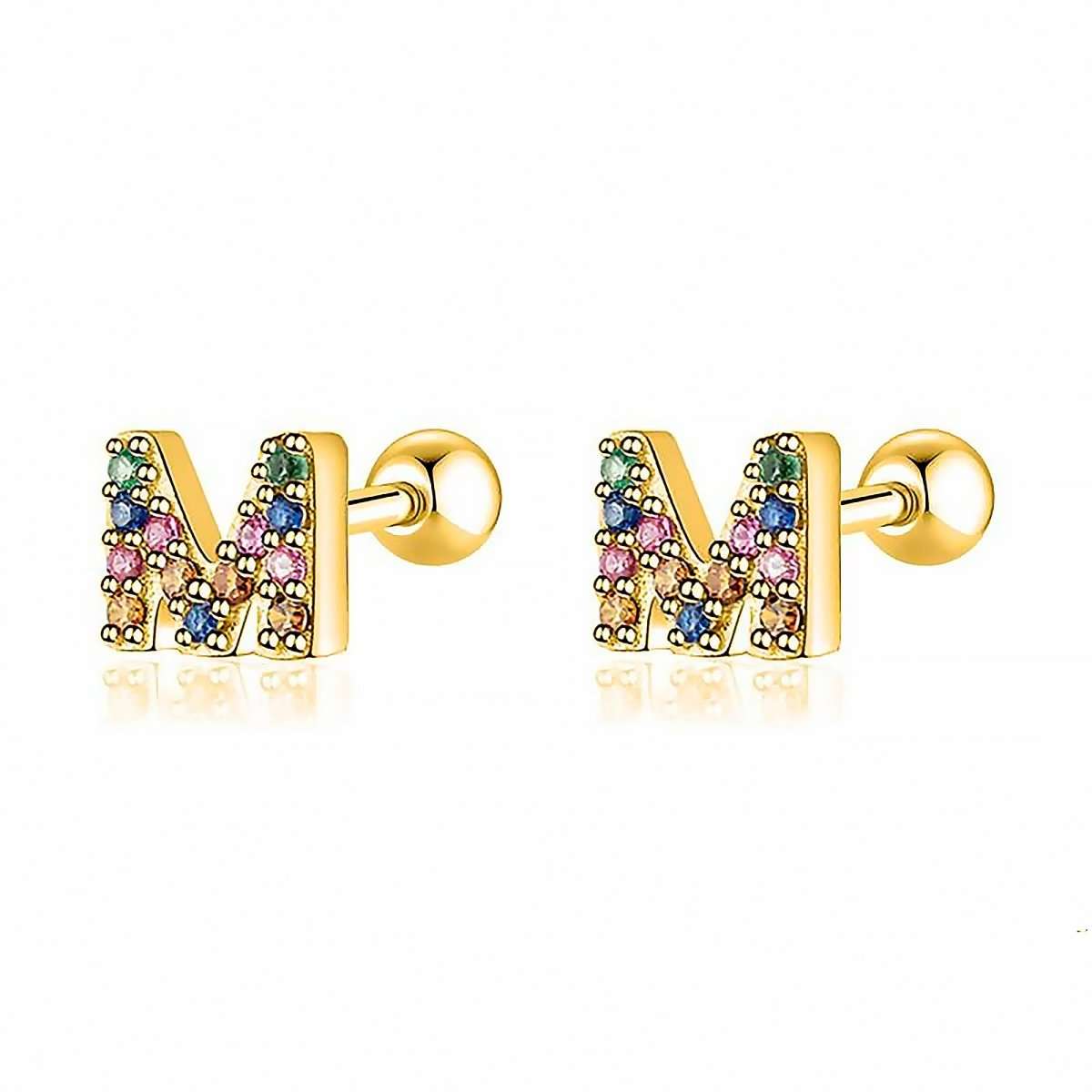 Pendientes Letritas Color - LePetiteMarie