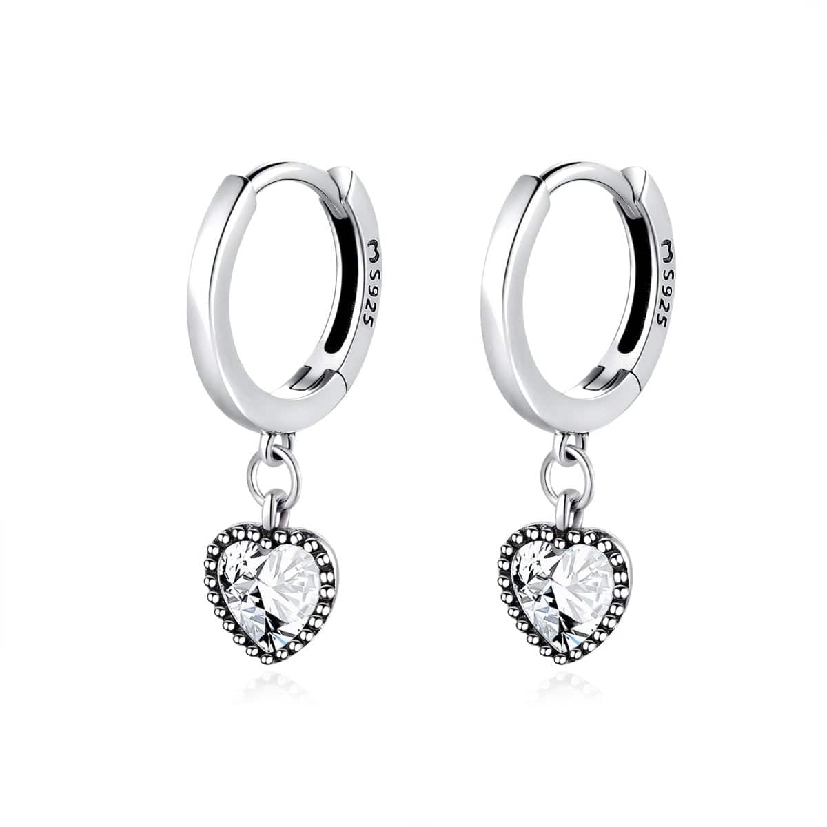 Pendientes "Corazón Cristal" - LePetiteMarie