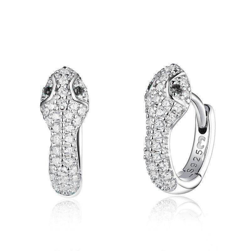 Pendientes "Silver Snake" - LePetiteMarie