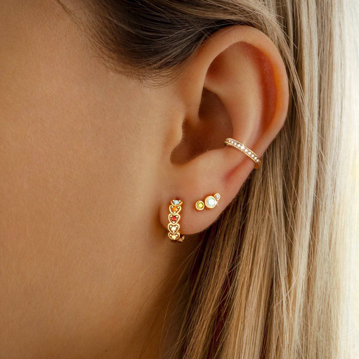 Pendientes Tres Brillantes - LePetiteMarie