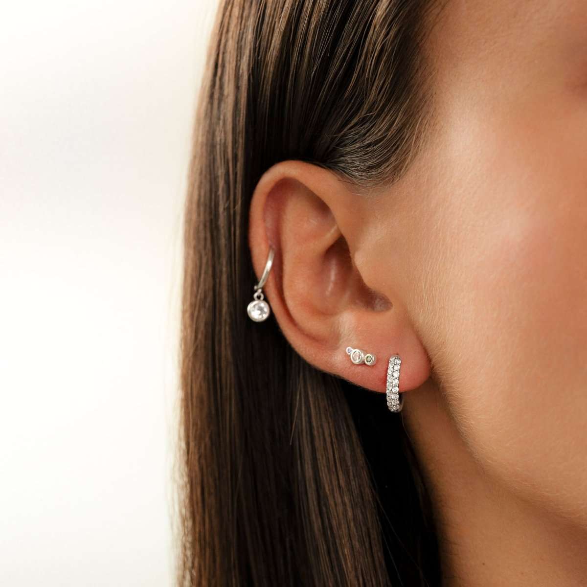 Pendientes Tres Brillantes - LePetiteMarie