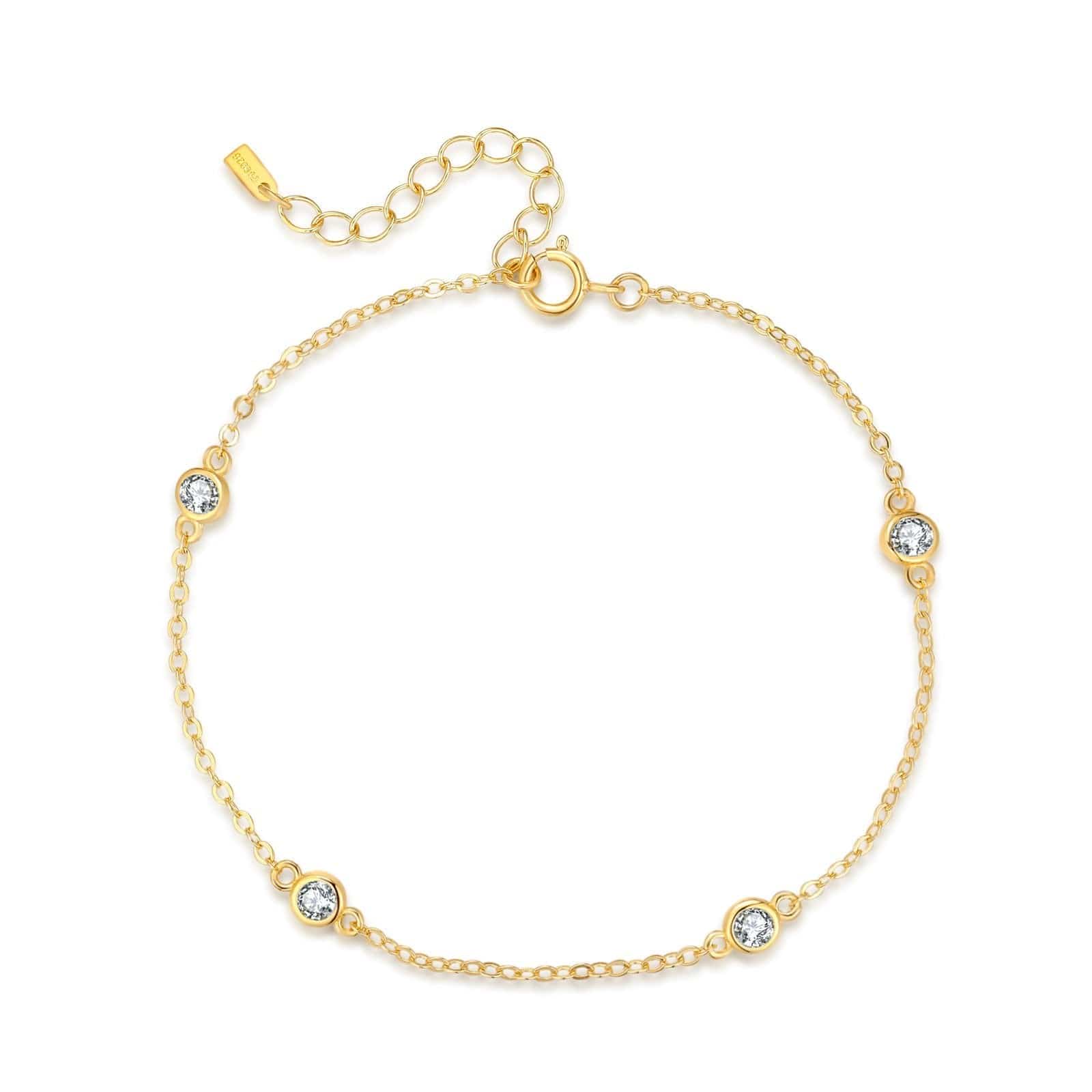 Pulsera "Cuatro Brillantes" - LePetiteMarie