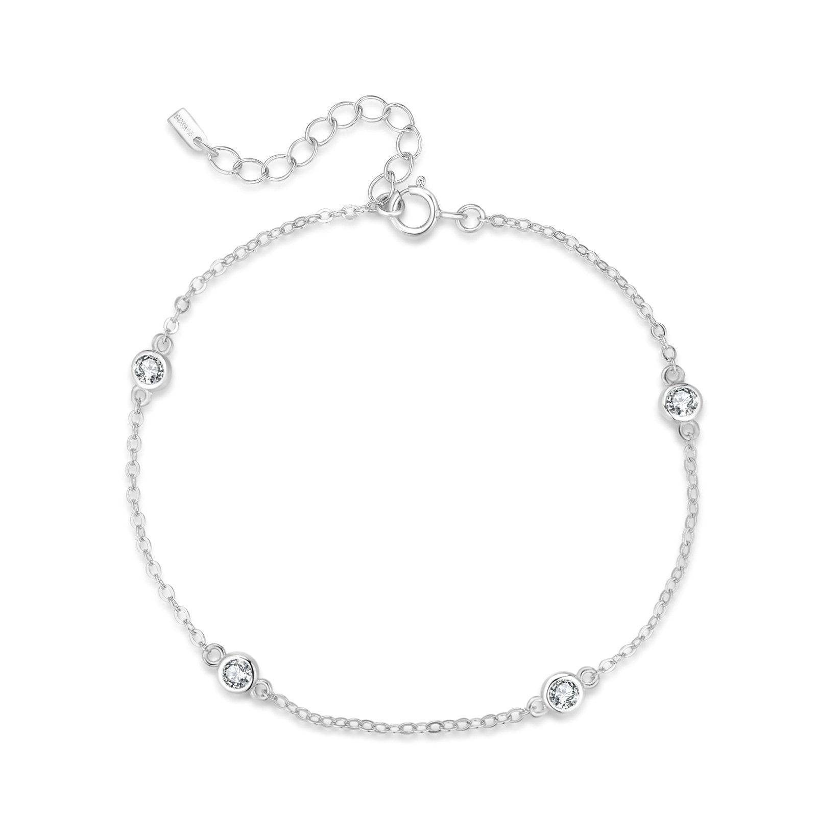 Pulsera "Cuatro Brillantes" - LePetiteMarie
