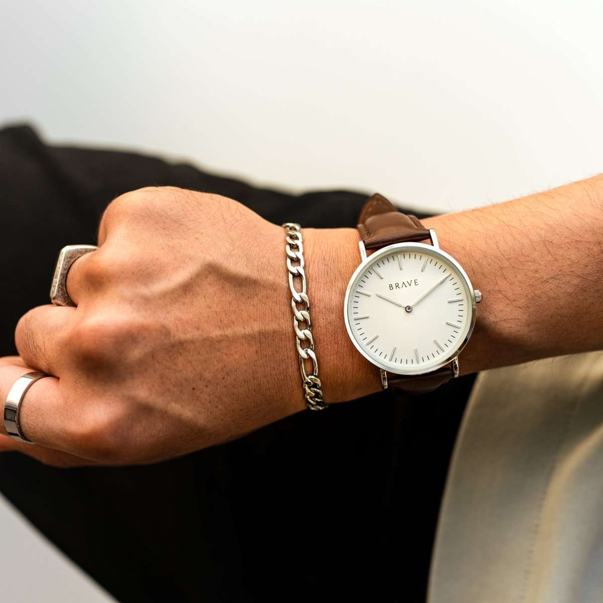 Pulsera Hombre BRAVE Titanium - LePetiteMarie