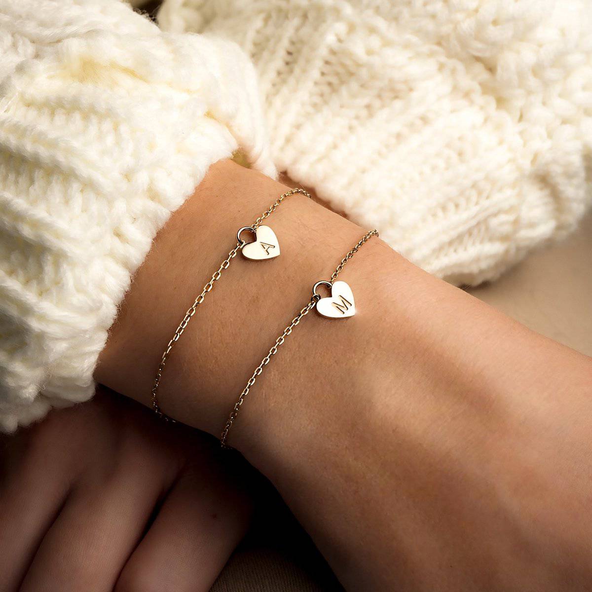 Pulsera Inicial Corazón - LePetiteMarie