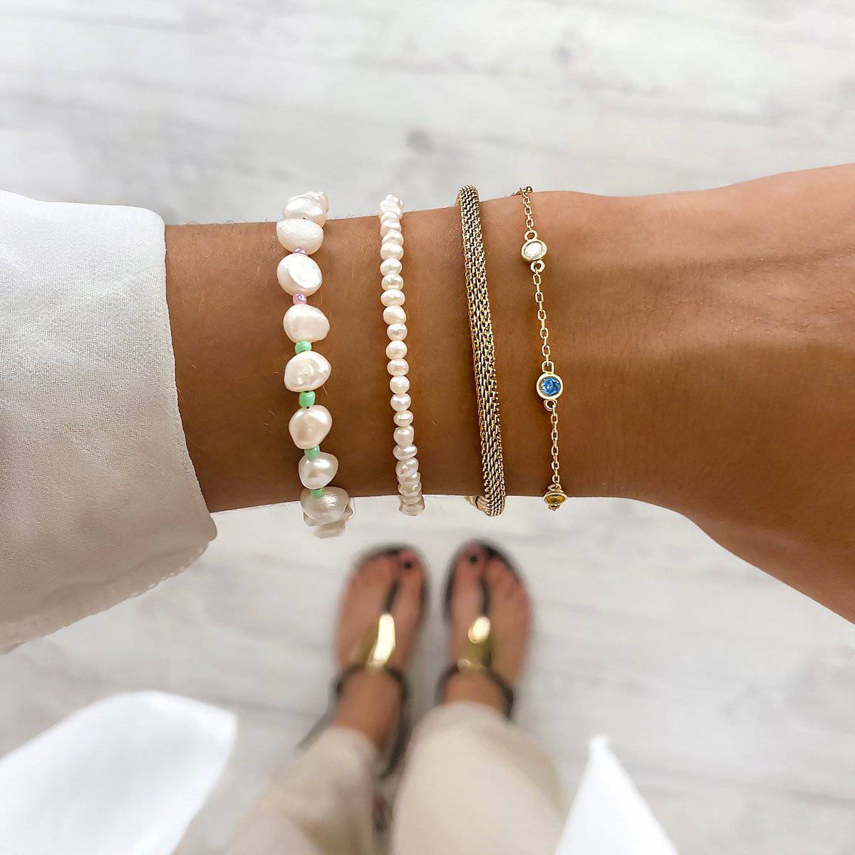 Pulsera "Perlas Festivas" - LePetiteMarie