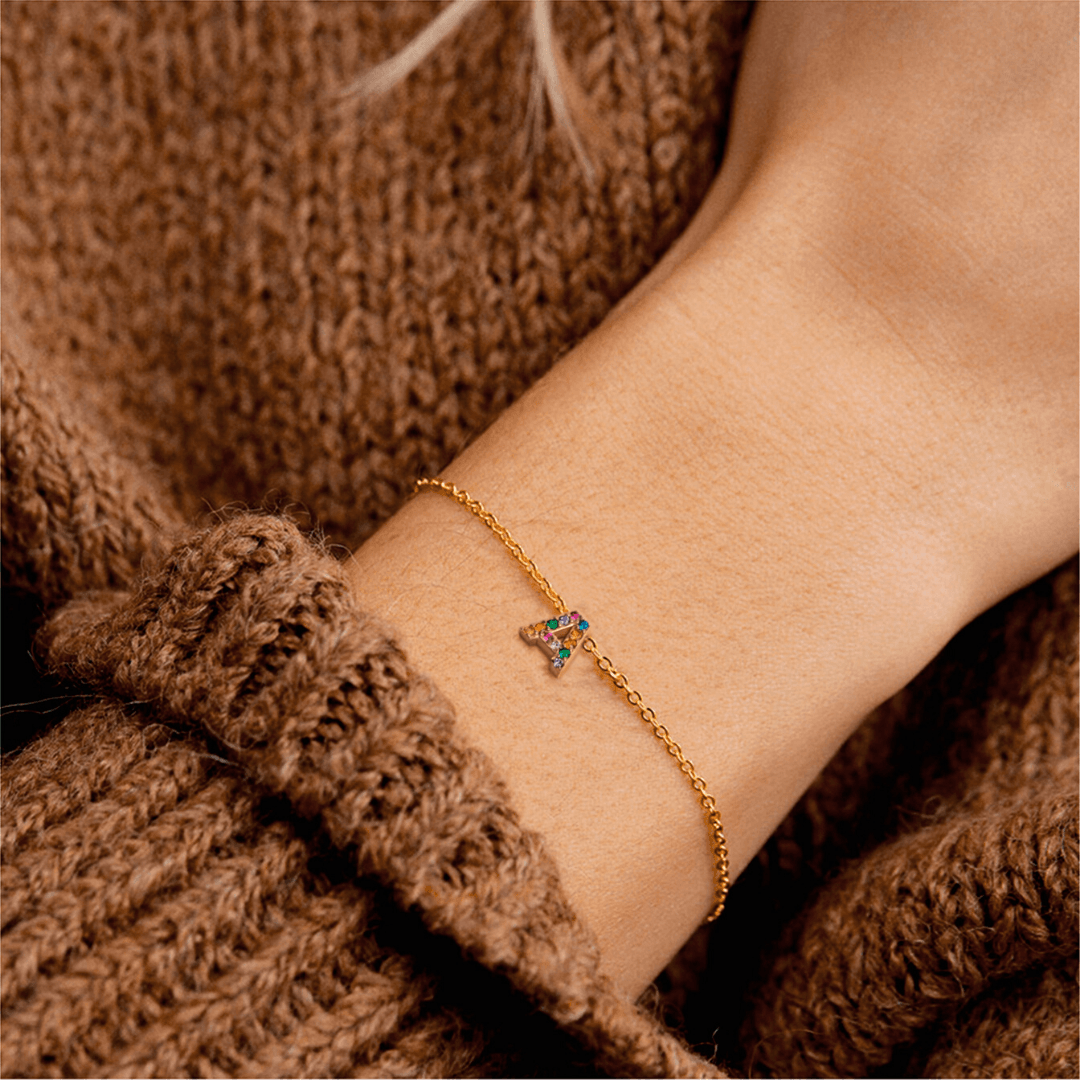 Pulsera Shinny Inicial - LePetiteMarie