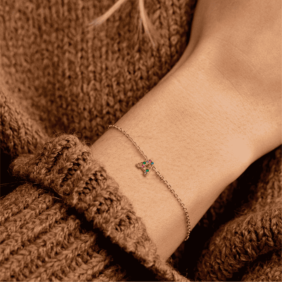 Pulsera Shinny Inicial - LePetiteMarie
