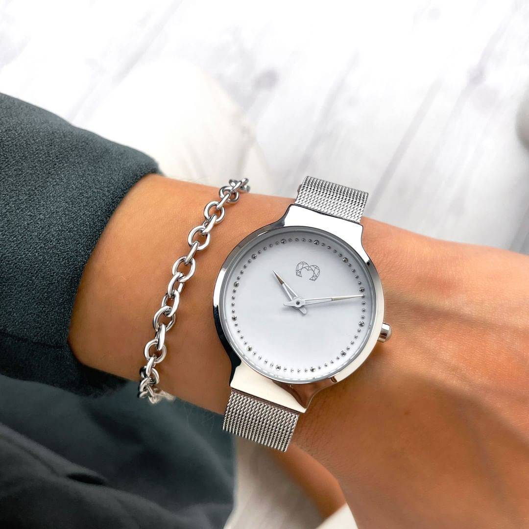 Reloj Basis ~ Plata - LePetiteMarie